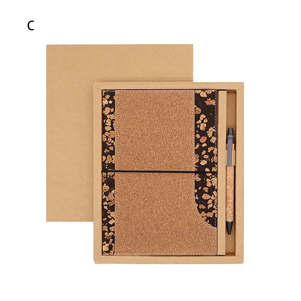 A5 Ruled Coffee Cork NotebookJournal with Gift Box 5