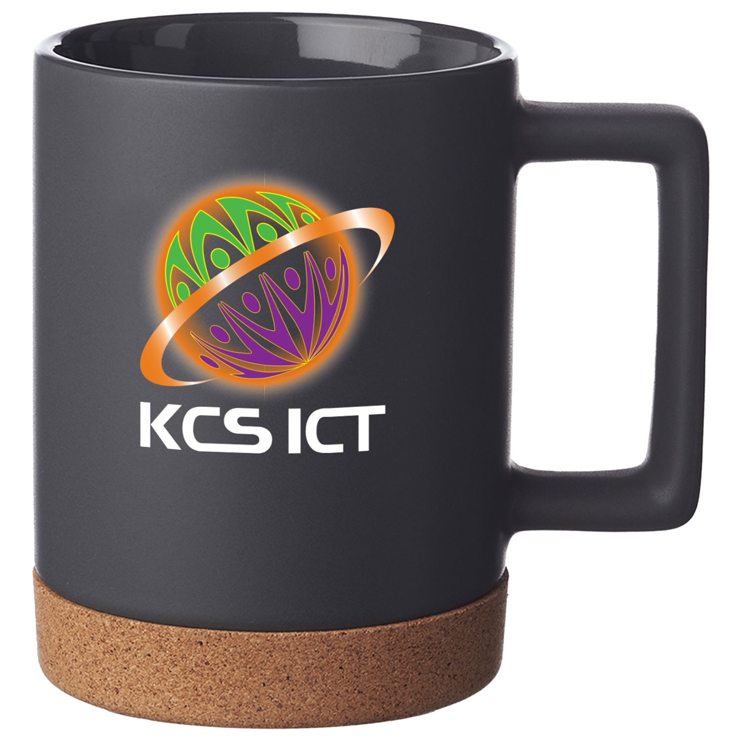 Ceramic Mug with Cork Base – 15 oz. 3