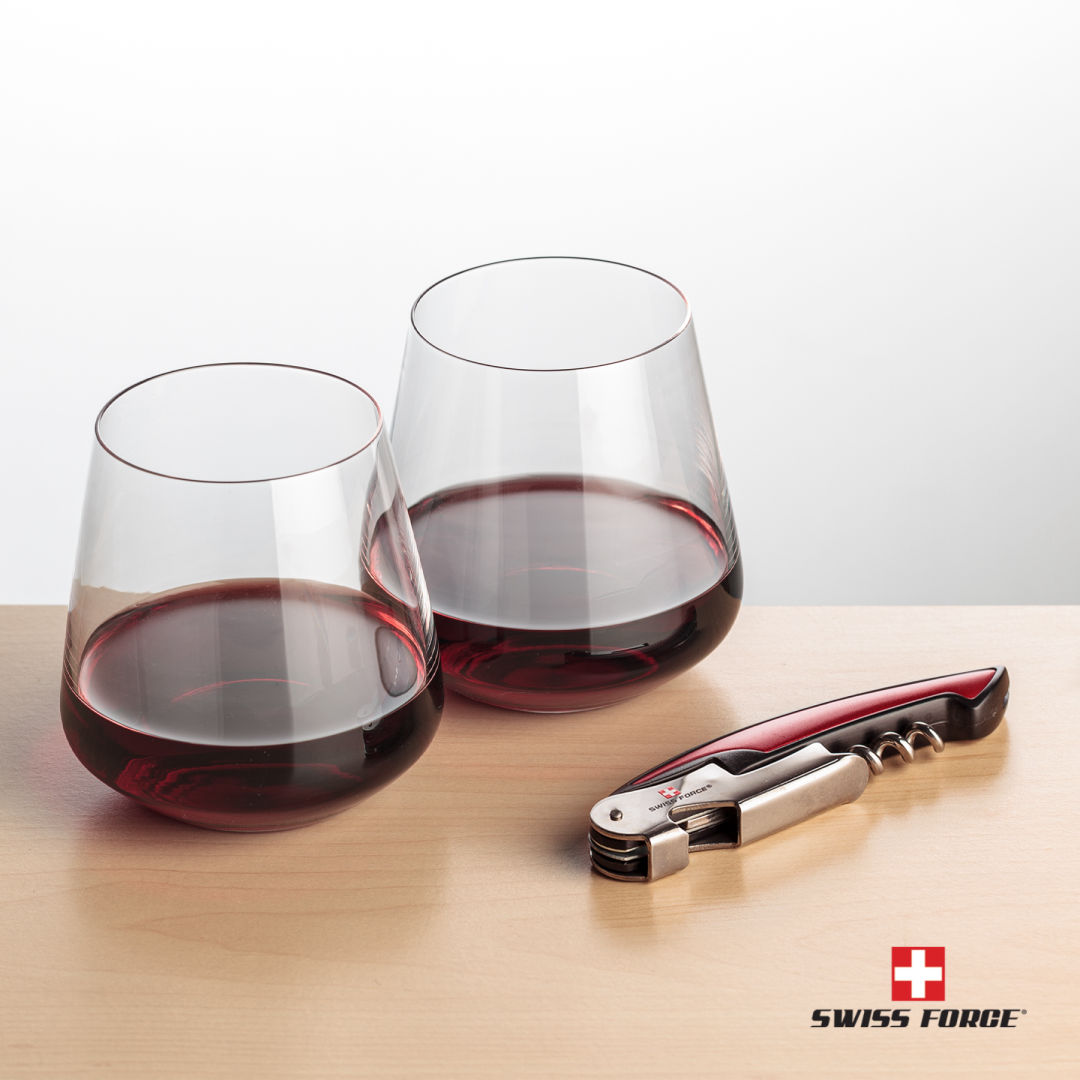 Swiss Force® Opener & Breckland Stemless Wine 11