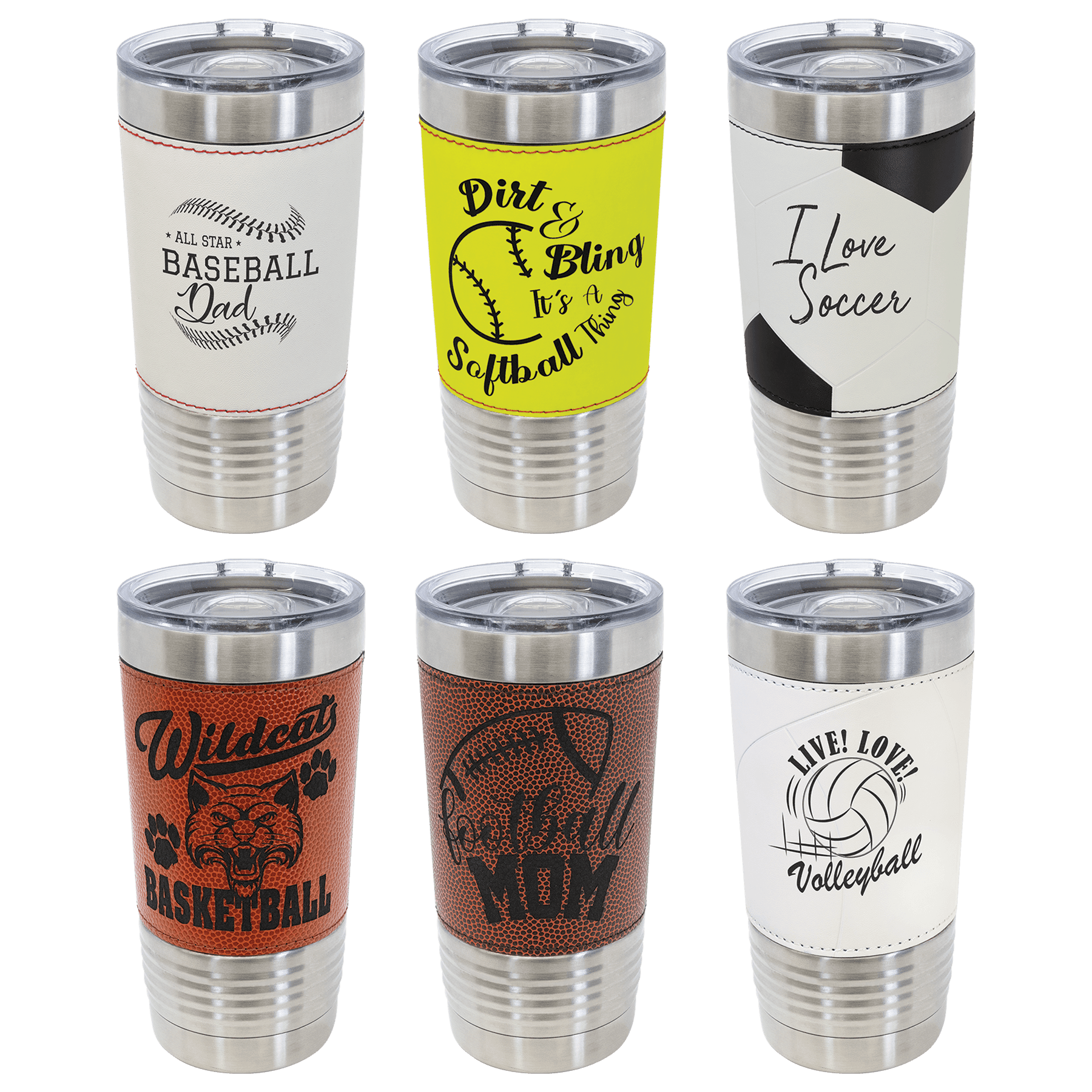 Polar Camel 20oz Sports Leatherette Tumbler