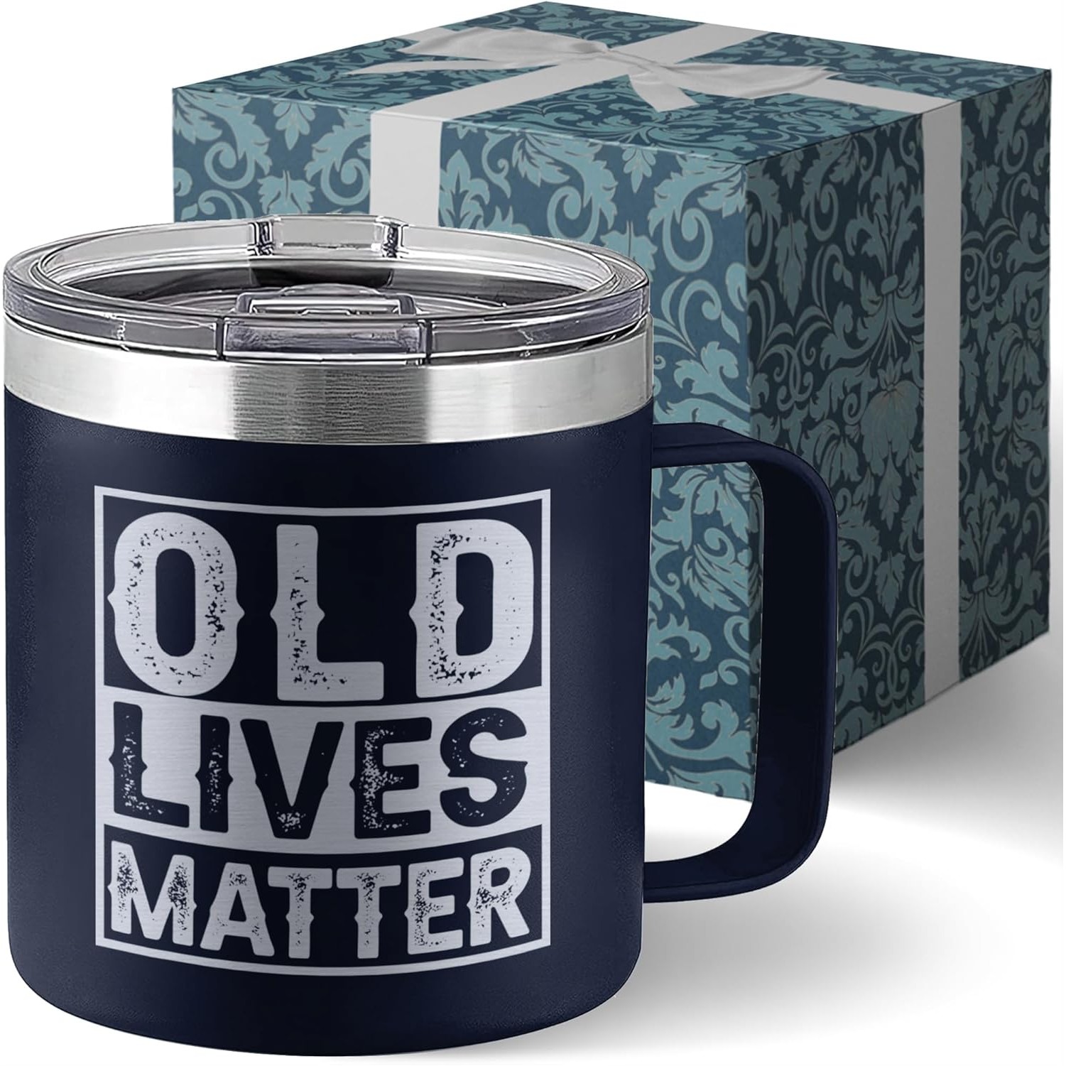 Coffee Mugs 14oz Stainless Steel Tumbler With Lid 1