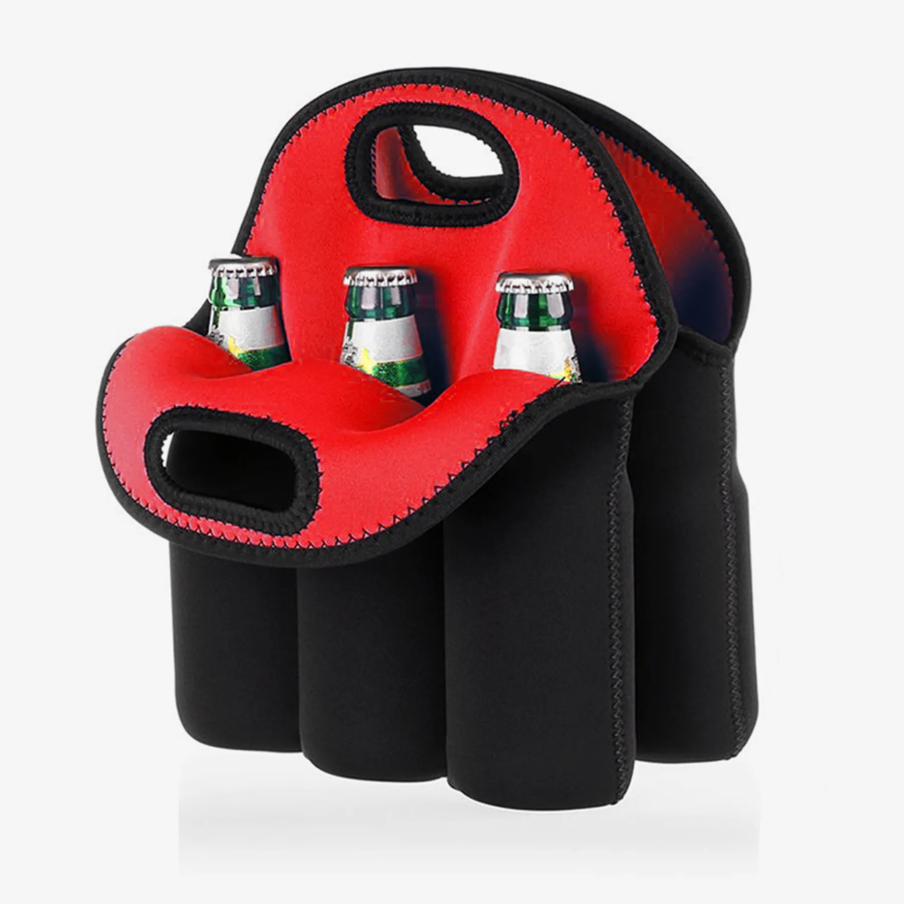 Insulated Neoprene Wine Carrier Tote Bag 3