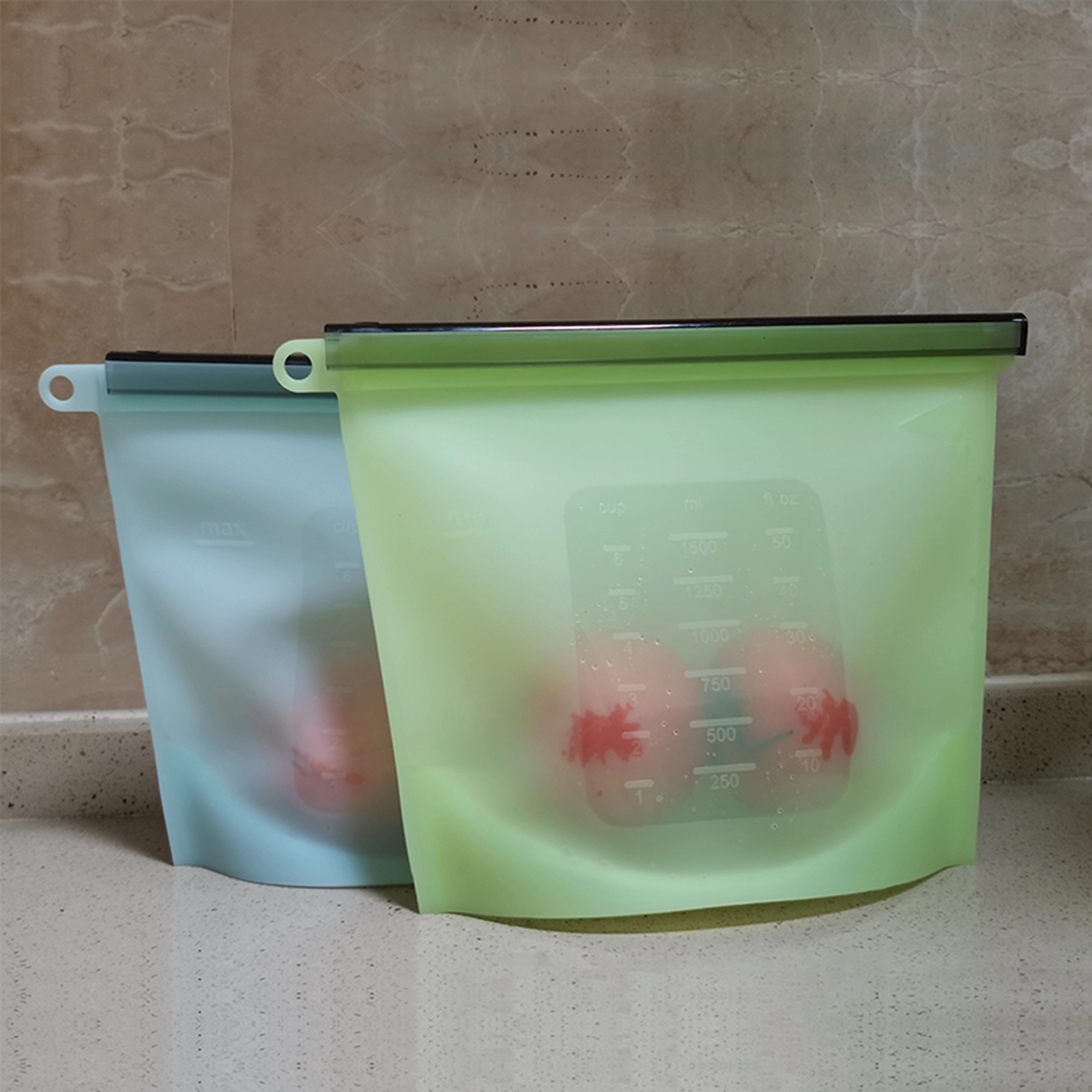 1500 ML Reusable Silicone Food Storage Bag 8