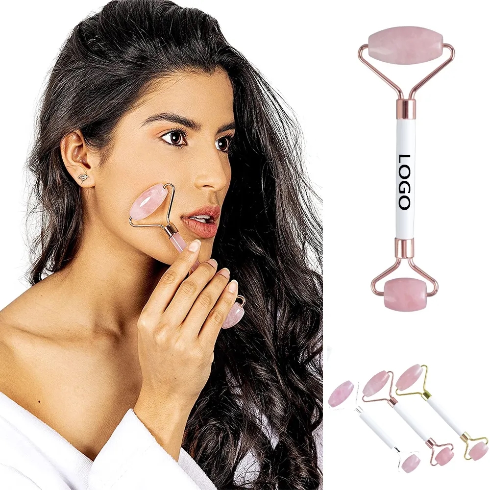 Rose Quartz Facial Roller 5
