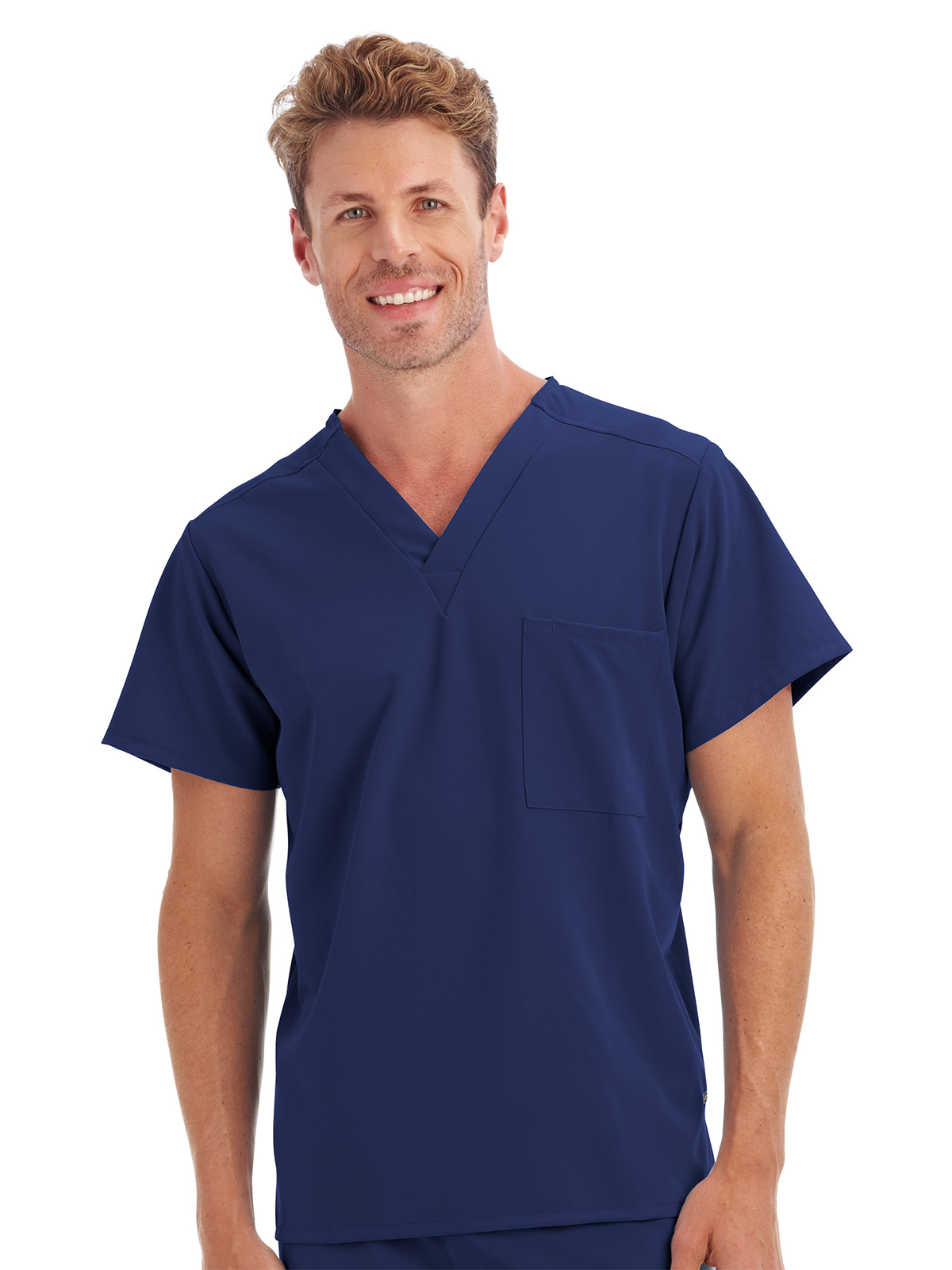 Jockey - Unisex 1-Pocket V-Neck Top 19