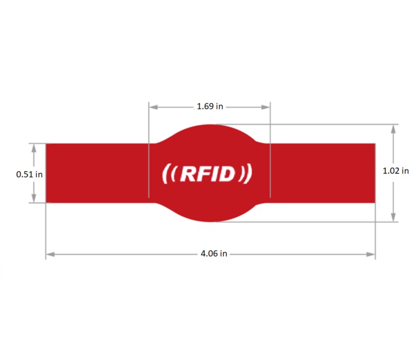 Digital Business Smart NFC Silicone Wristband - Style 1 3