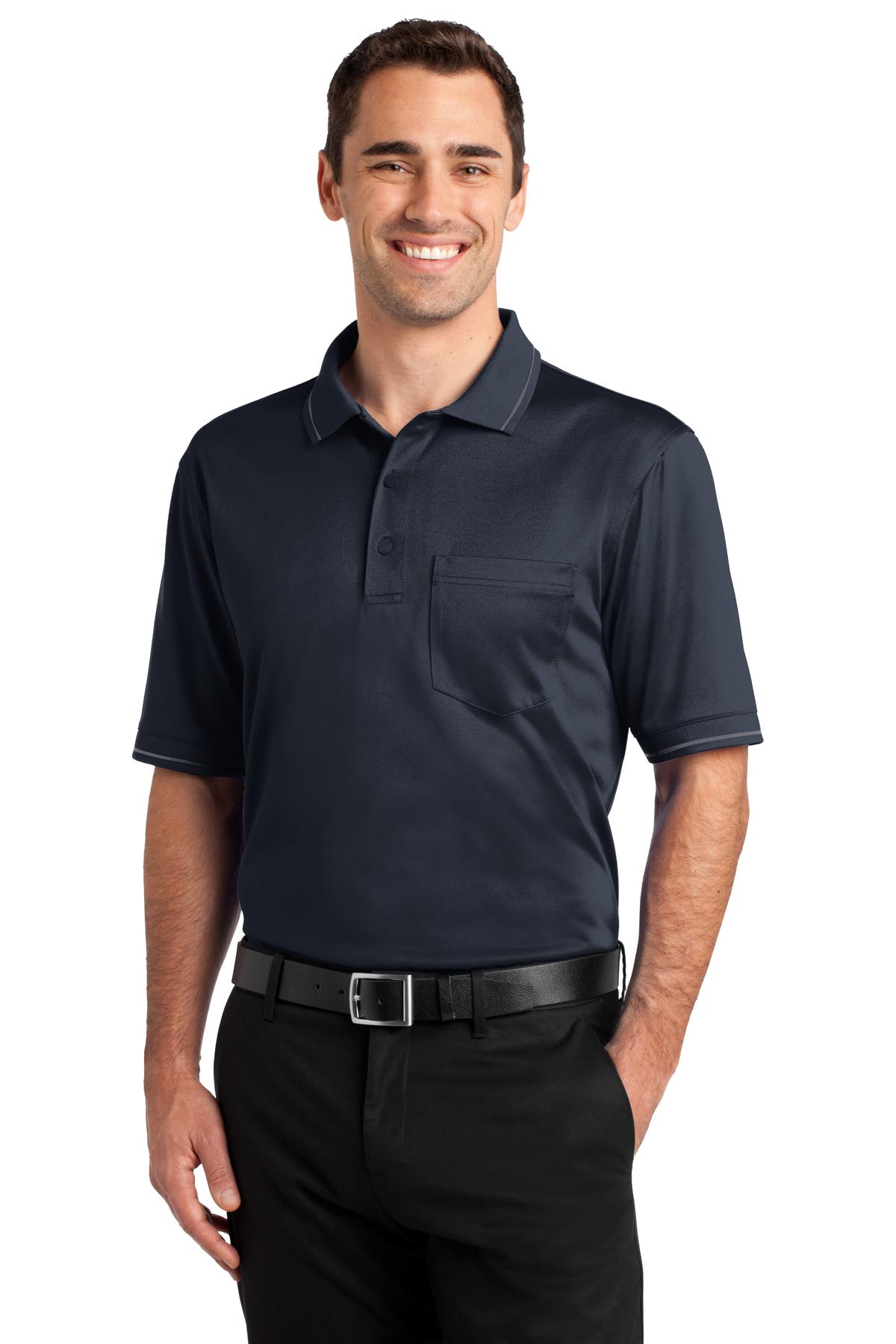 CornerStone Select Snag-Proof Tipped Pocket Polo. CS415 45
