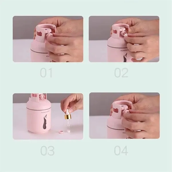 Compact USB Air Humidifier - 10oz Capacity 6