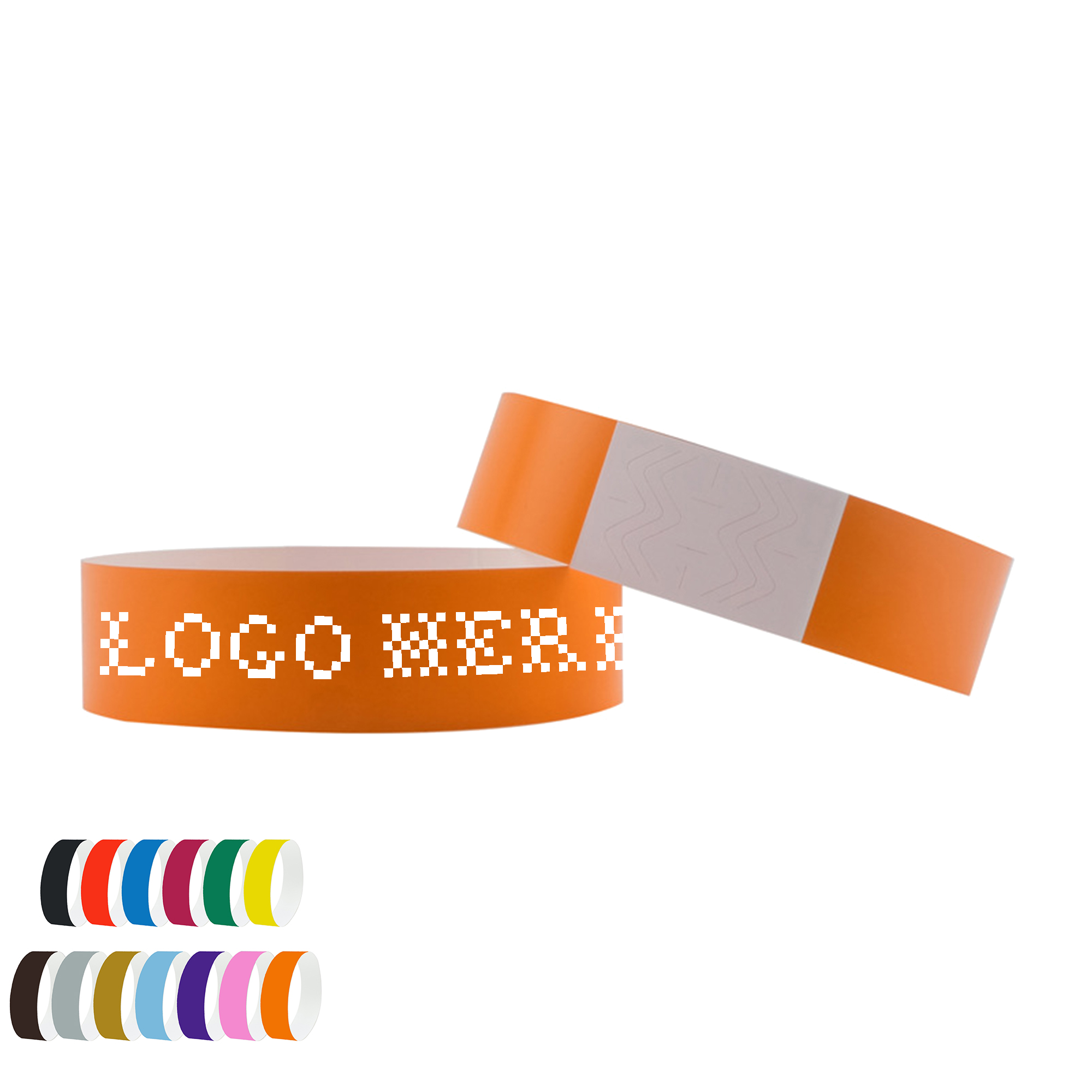 100-Pack Customizable Tyvek Wristbands 8