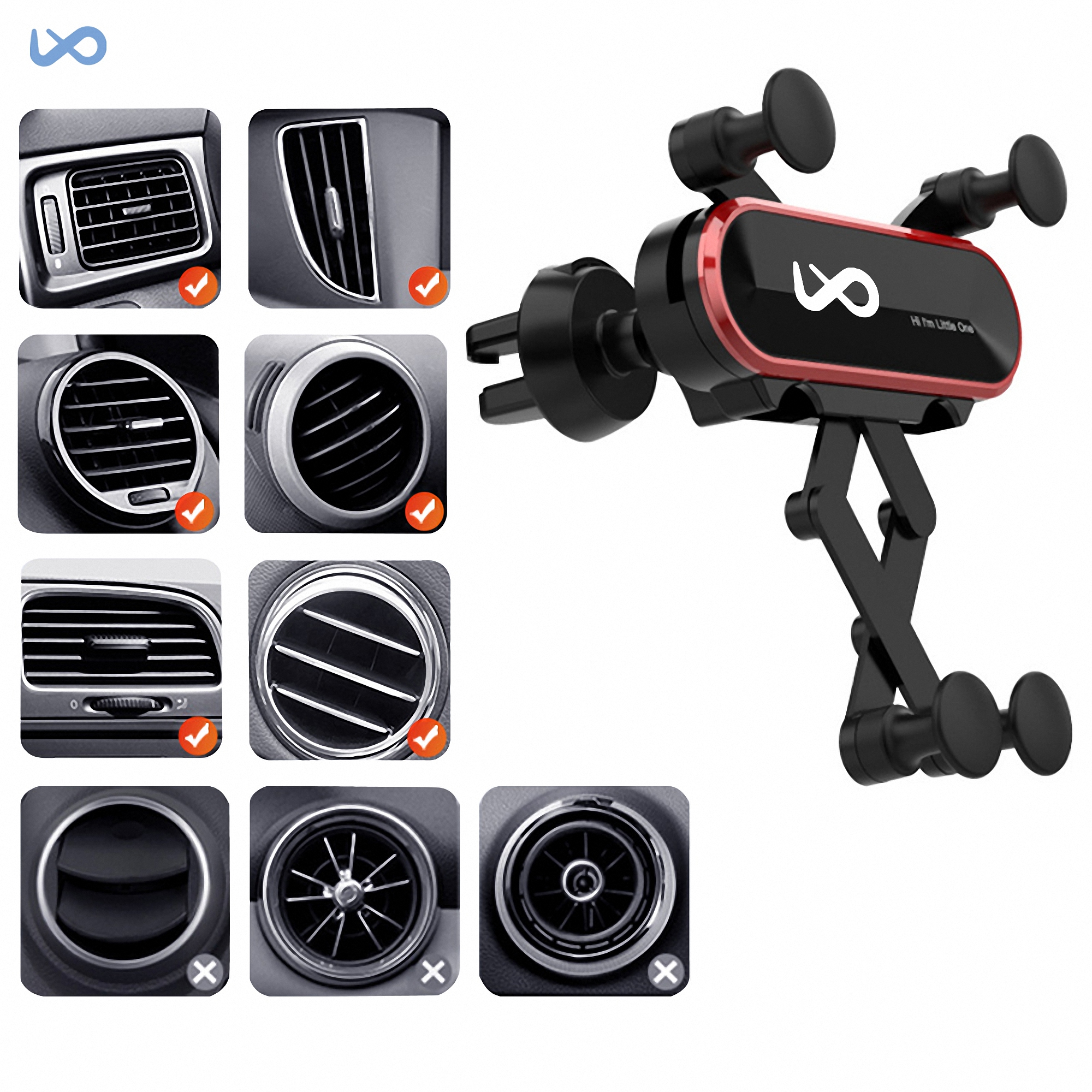 Universal Gravity Car Phone Mount 2