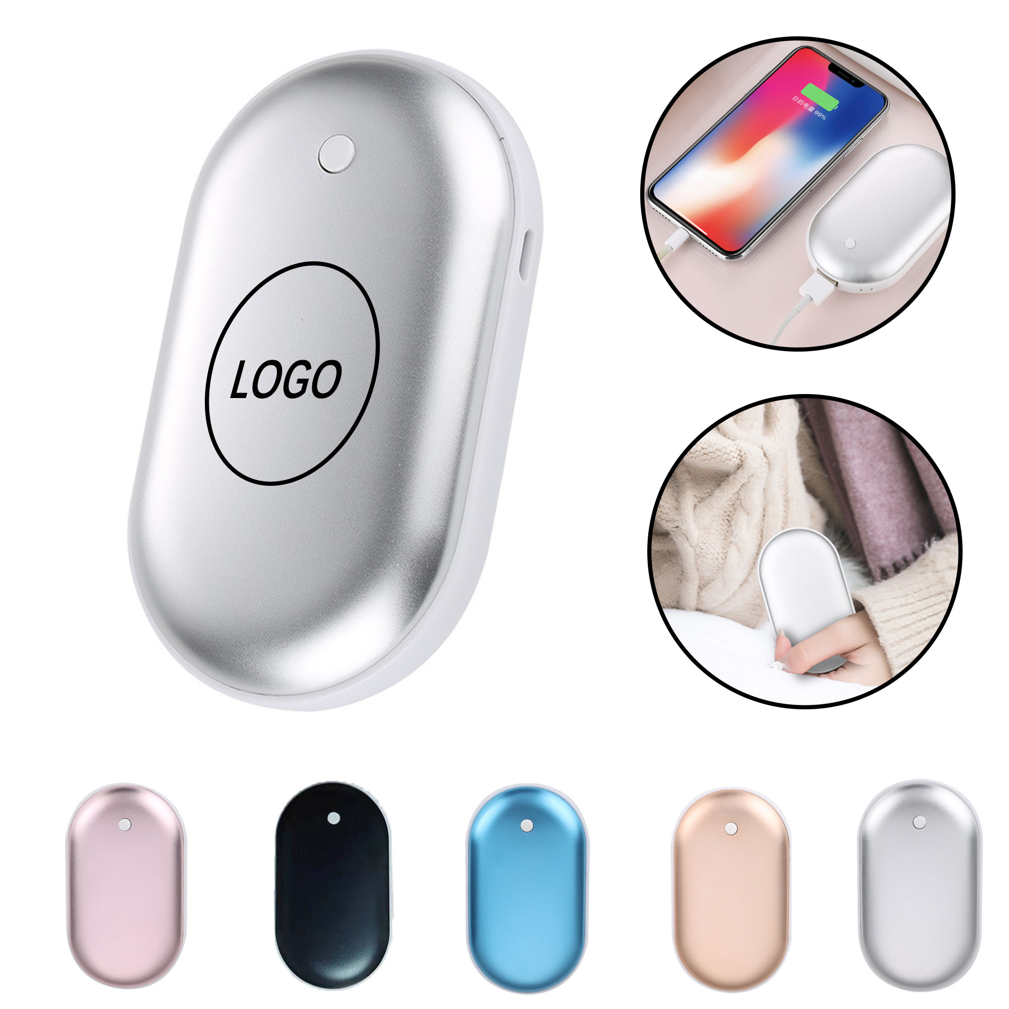 10000mAh Electric Hand Warmer with Power Bank 1