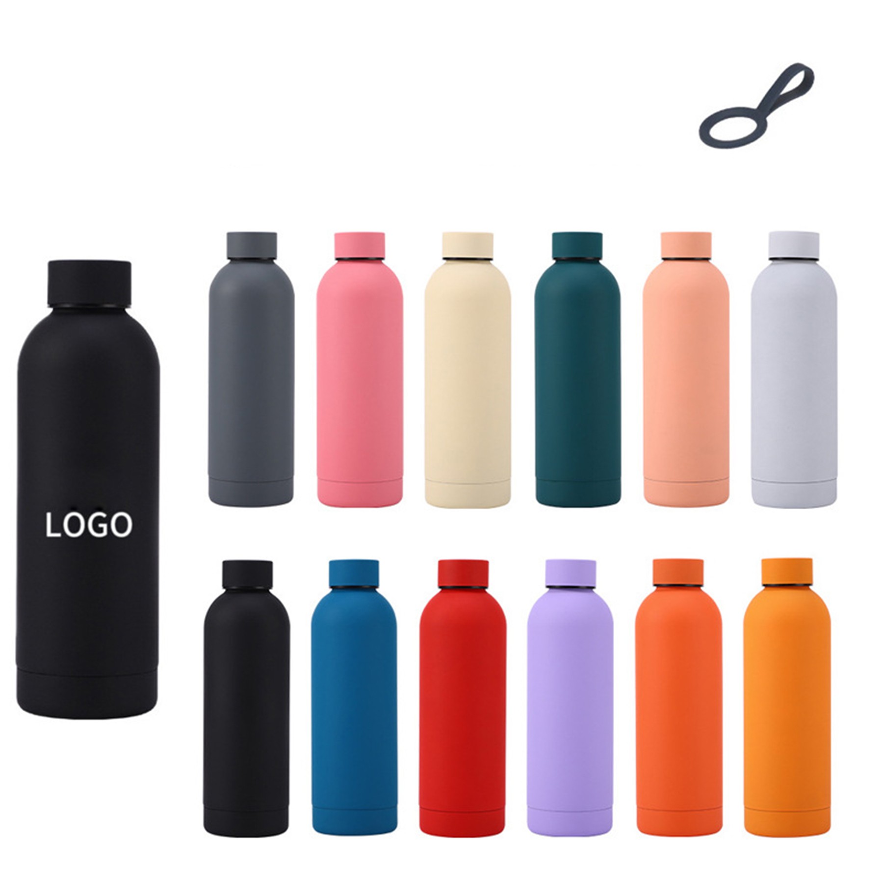 Small Mouth Bottle Stainless Steel Vacuum Insulated Cup With Handheld