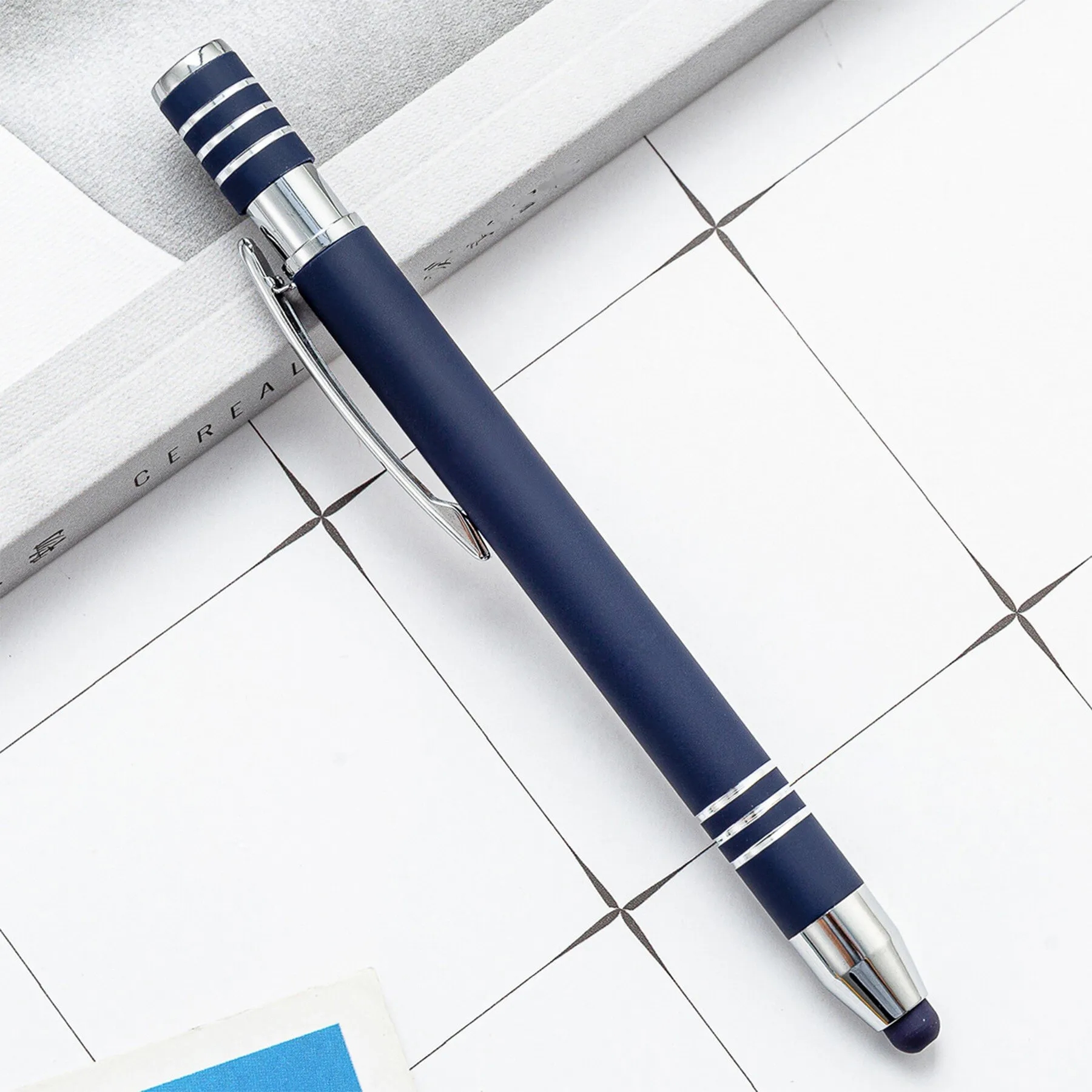 2 In 1 Metal Ballpoint Pen With Stylus 5