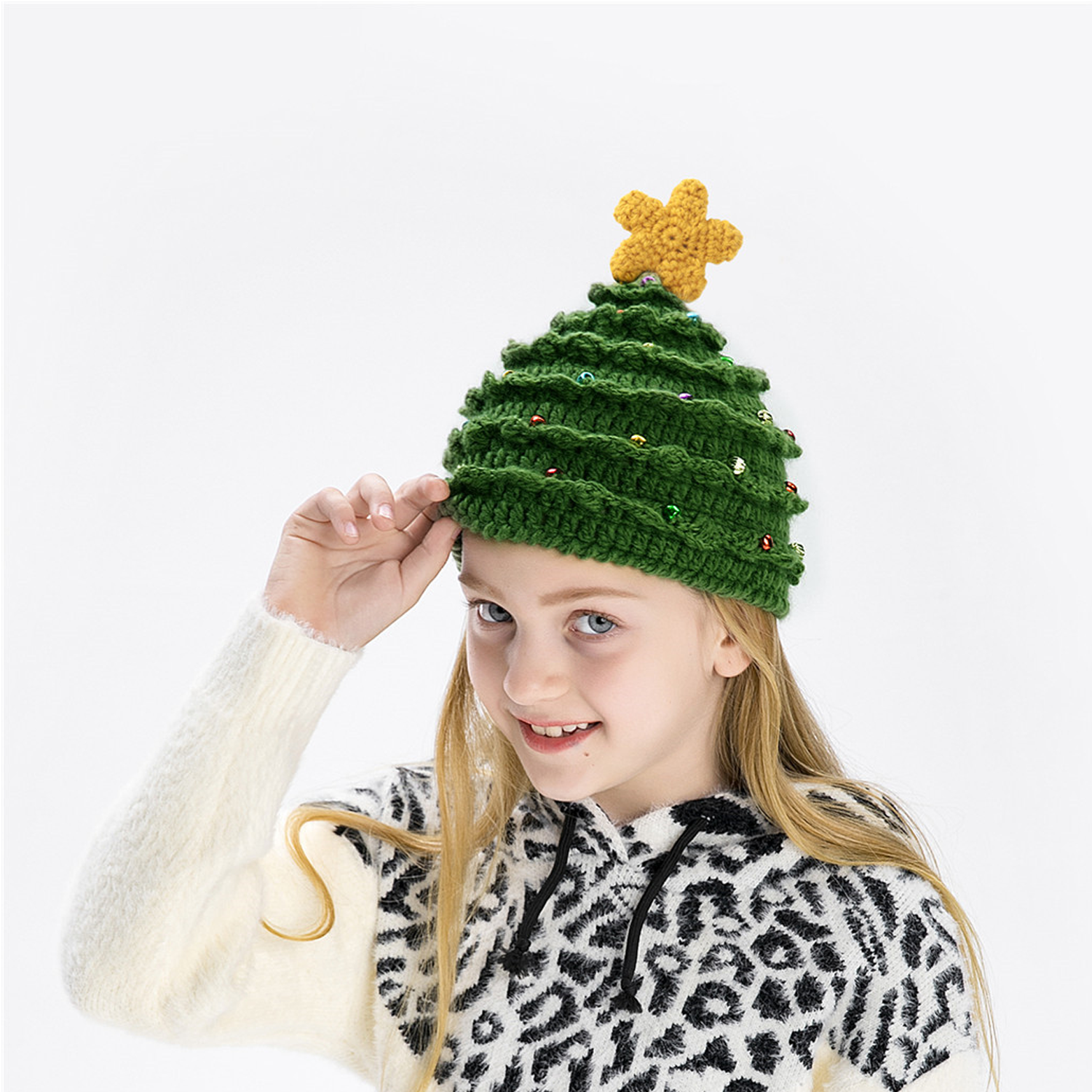 Custom Unique Christmas Tree Star Hat 6