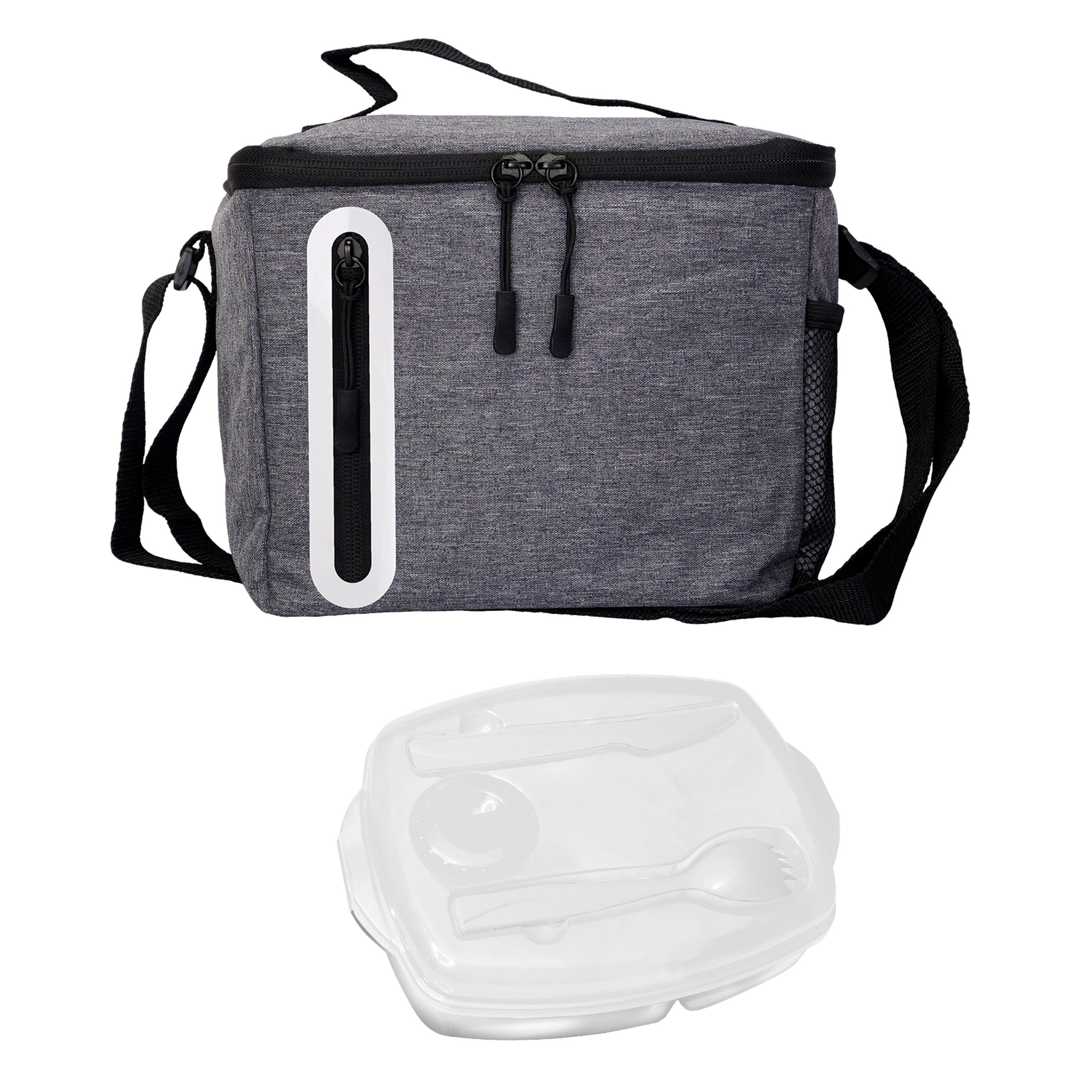 Locking Lid Oval Cooler Lunch Set 15