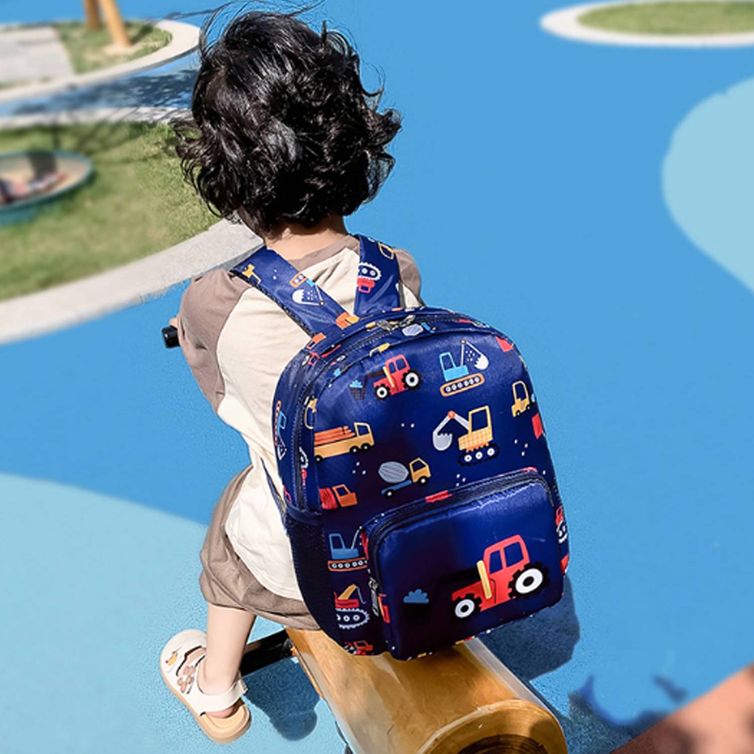 Cartoon Letter Dinosaur Backpack 5