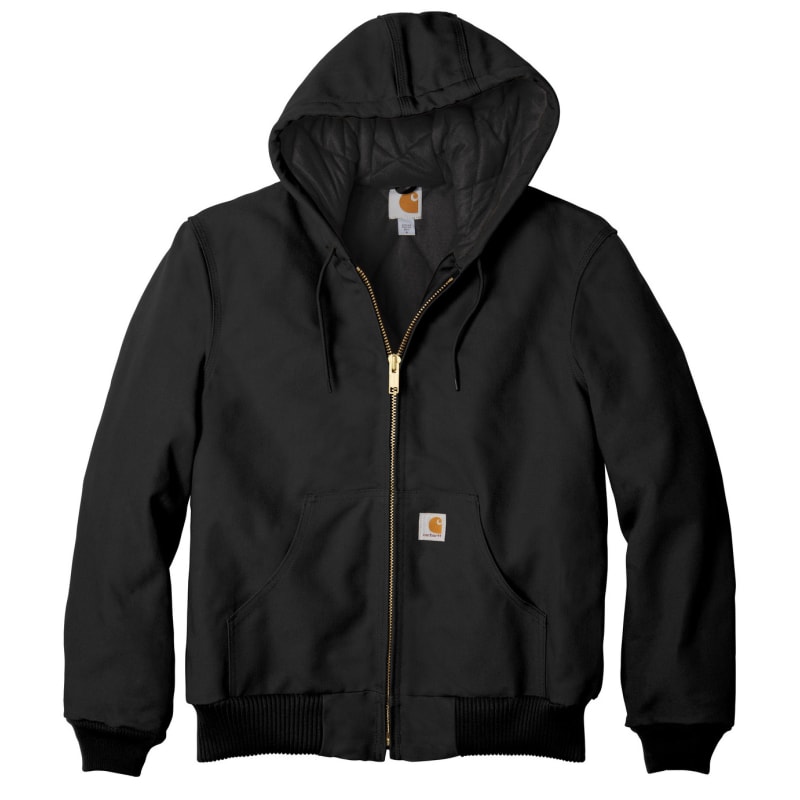 Carhartt Quilted-Flannel-Lined Duck Active Jac. 6