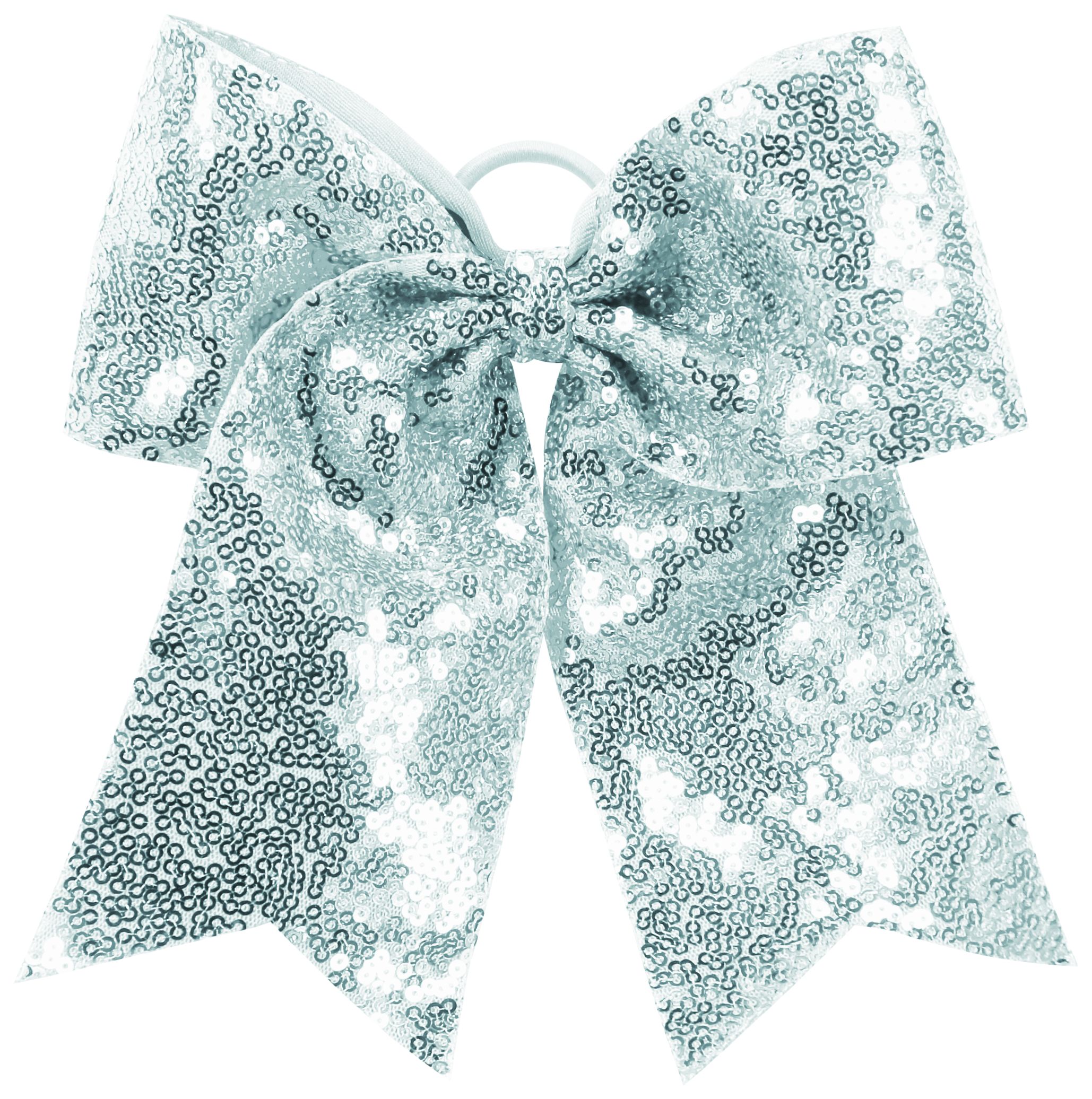 Sequin Cheer Hair Bow 8