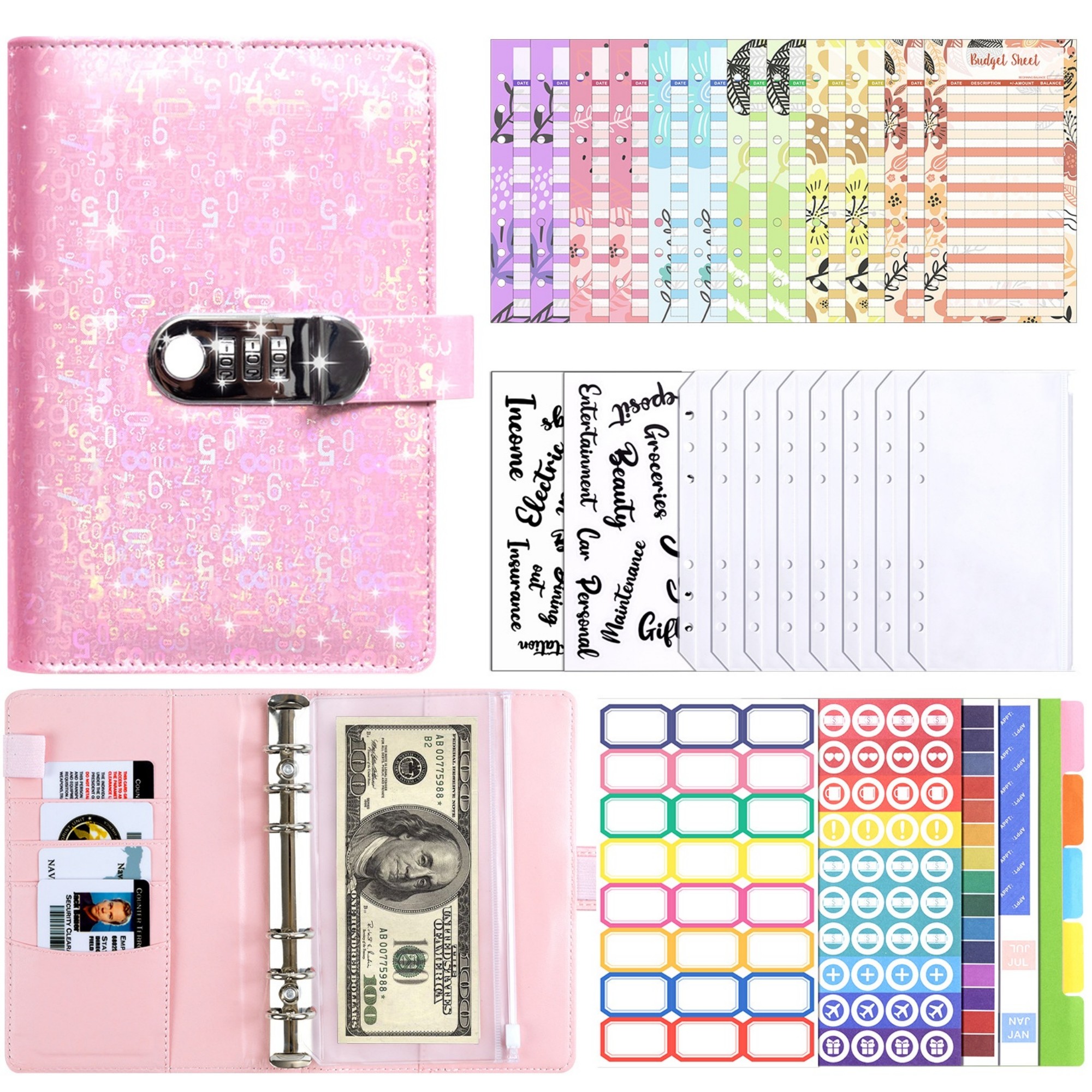 A6 Budget Binder With Lock 3