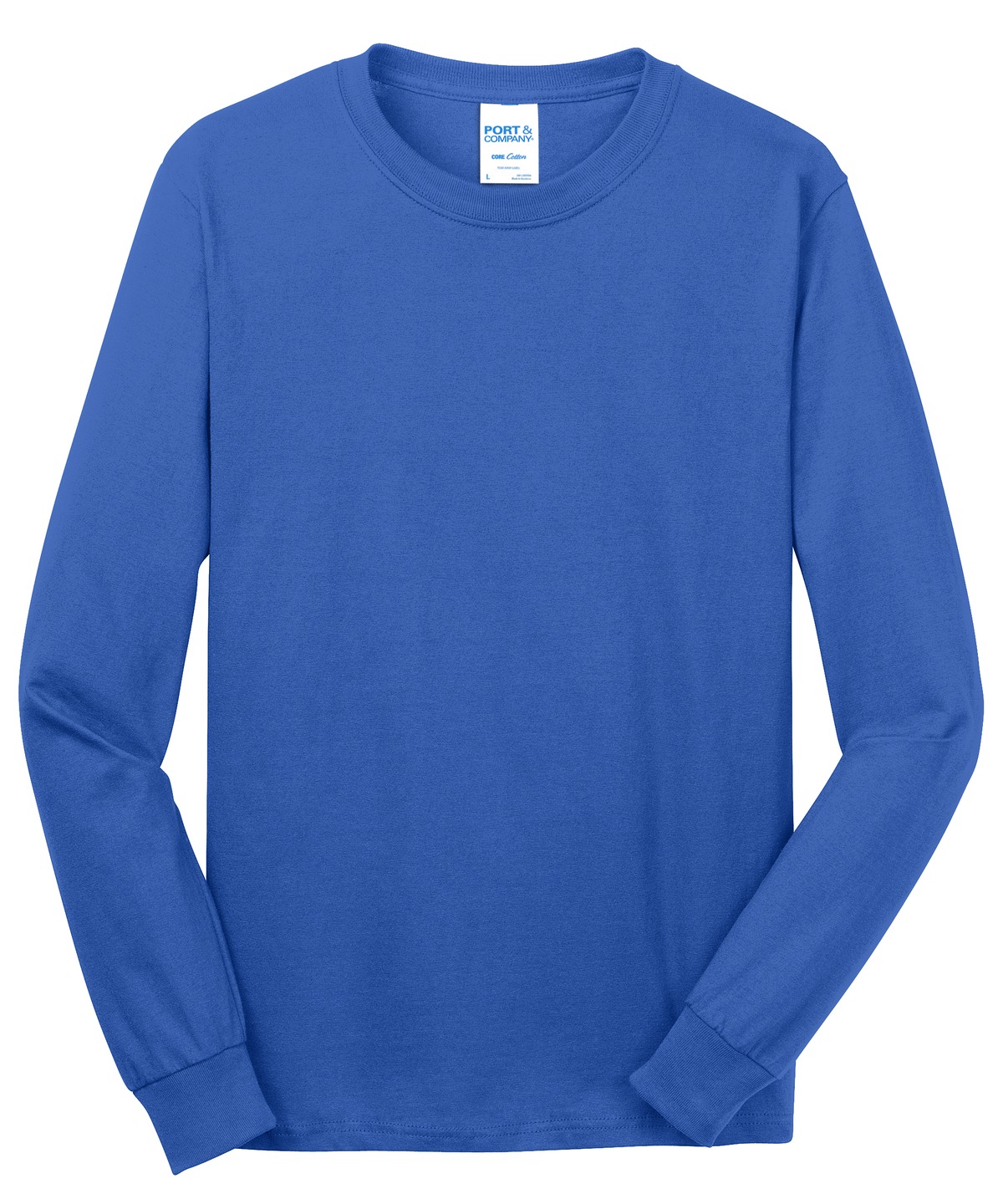 Port & Co Long Sleeve Core Cotton Tee. PC54LS 229