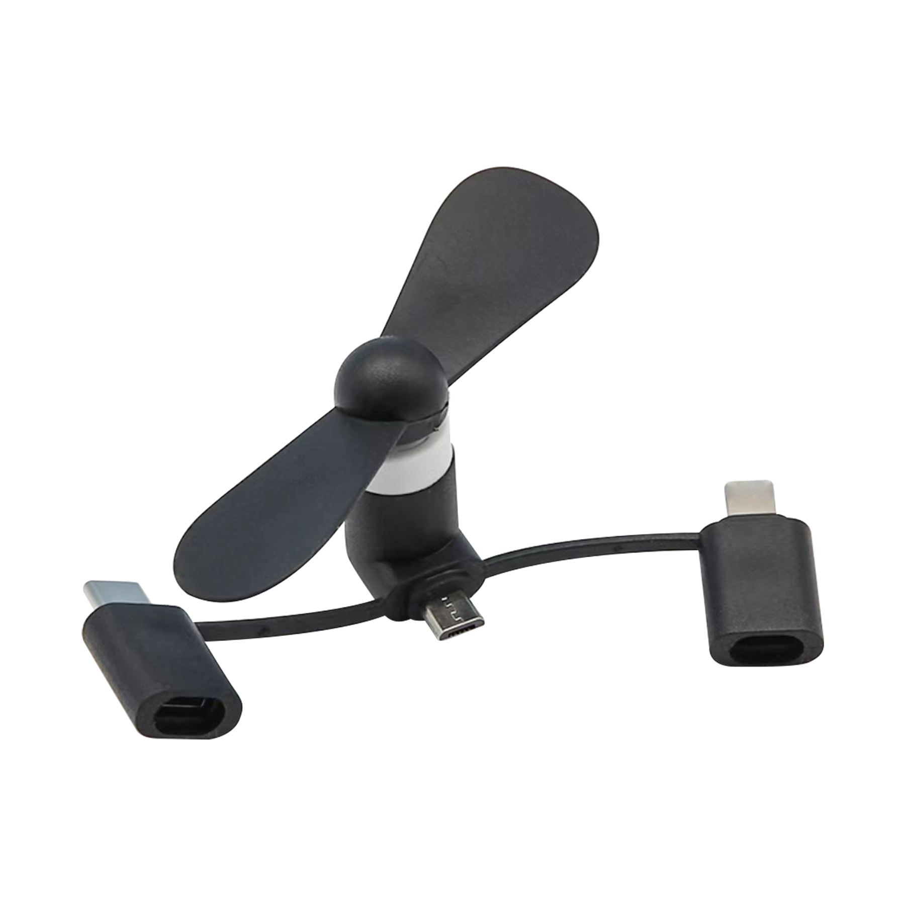Mini USB 3 in 1 Portable Cell Smart Phone Fan 9