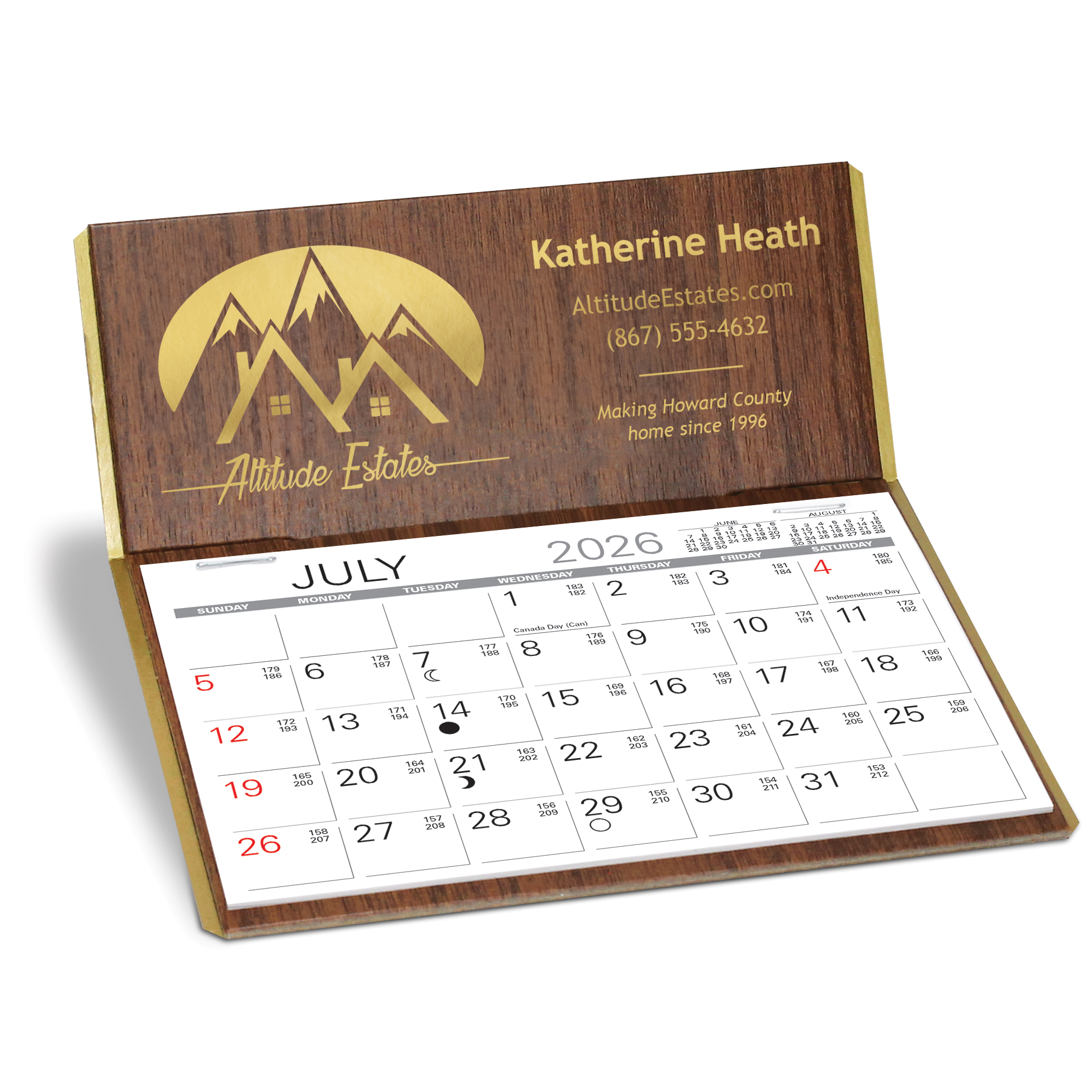 Hampshire Desk Calendar 2