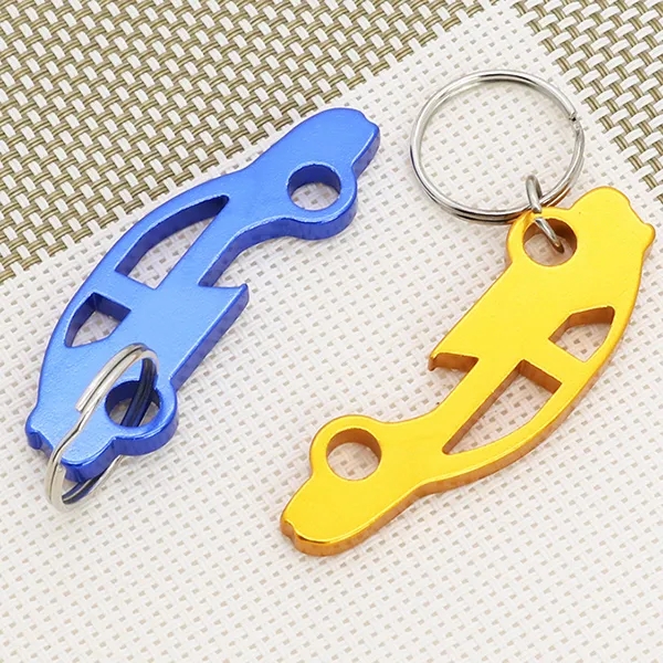 Car Shaped bottle opener keyring 4