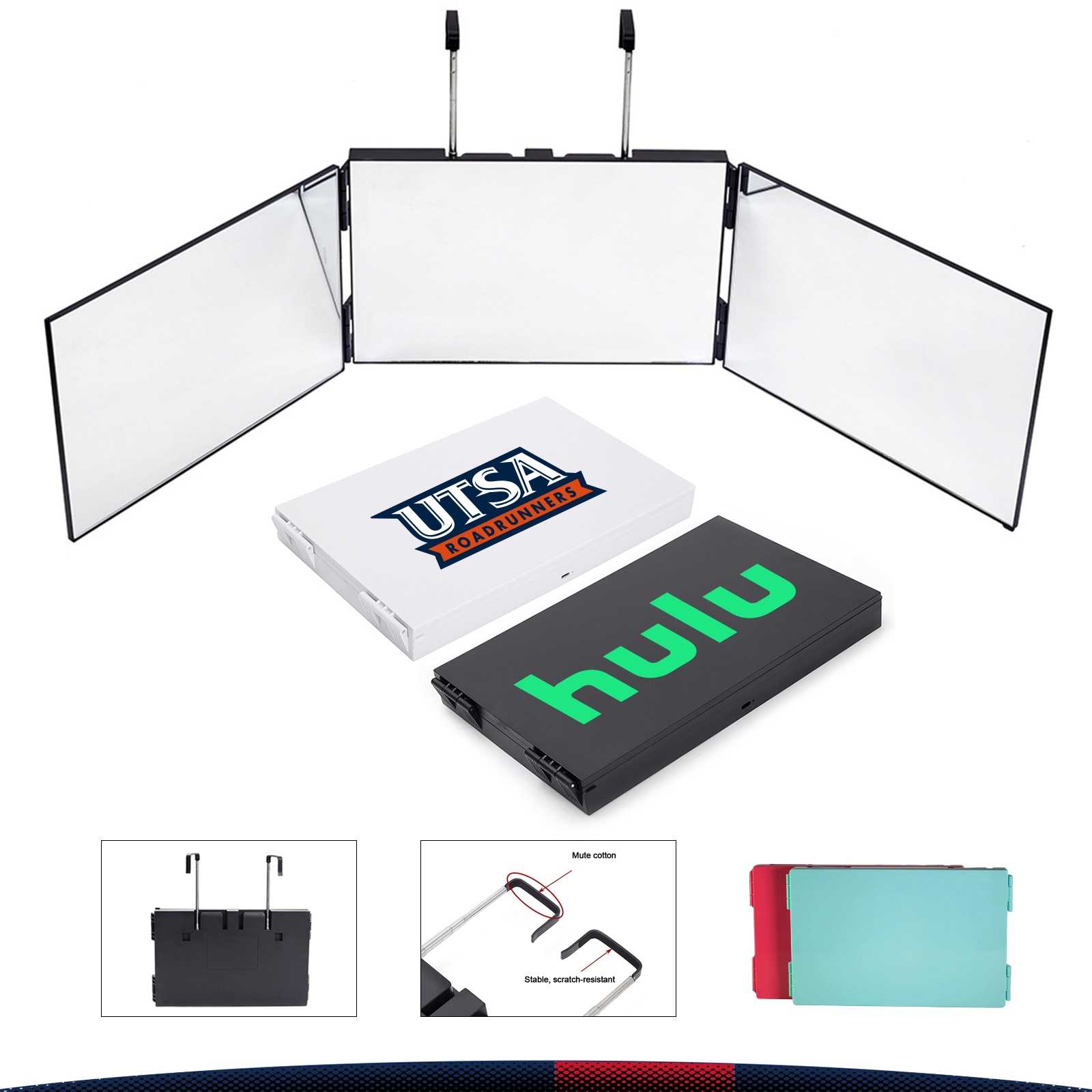 Mesliy Hanging Three-sided Folding Mirror 2