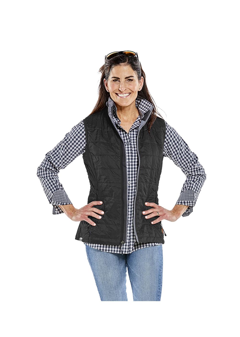 Storm Creek Women's Traveler 60 GSM Insulated Packable Quilted Vest - Glossy 5