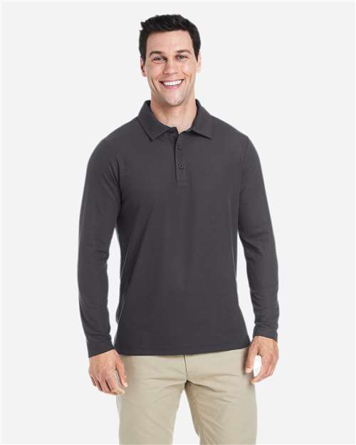 Men's Fusion ChromaSoft™ Long Sleeve Pique Polo - CE112L 13