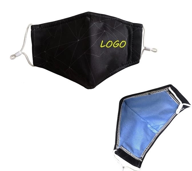 Full Color Imprint Reusable 3D Protective 3-ply Face Mask 2