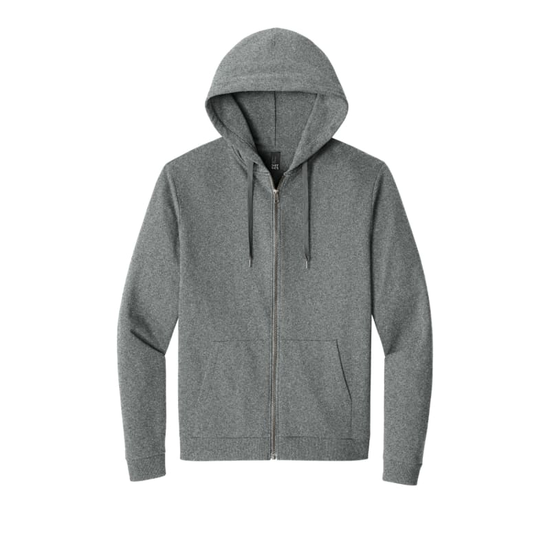 District Perfect Tri Fleece Full-Zip Hoodie, custom hoodie or sweatshirt with logo imprint 4