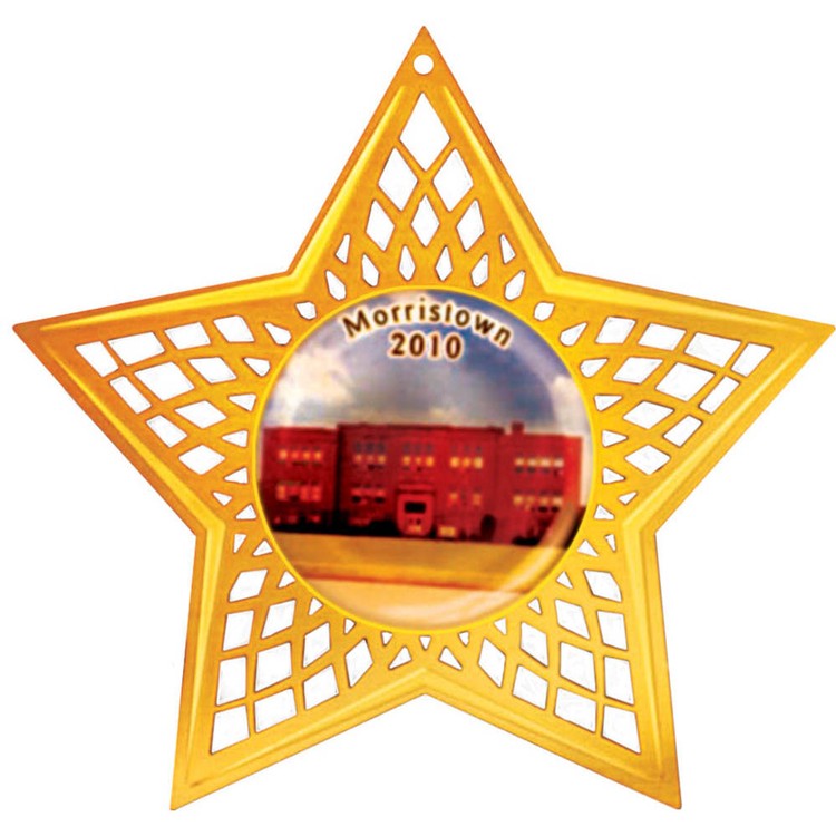 Vibraprint® Star Holiday Ornament