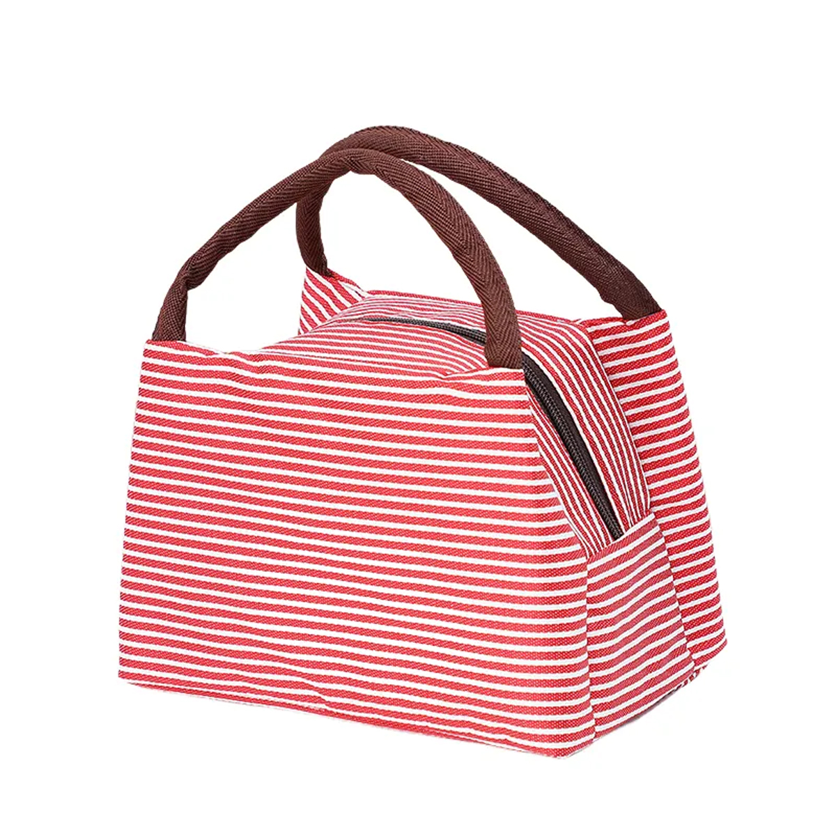 Insulated Lunch Bag with Striped Design 9