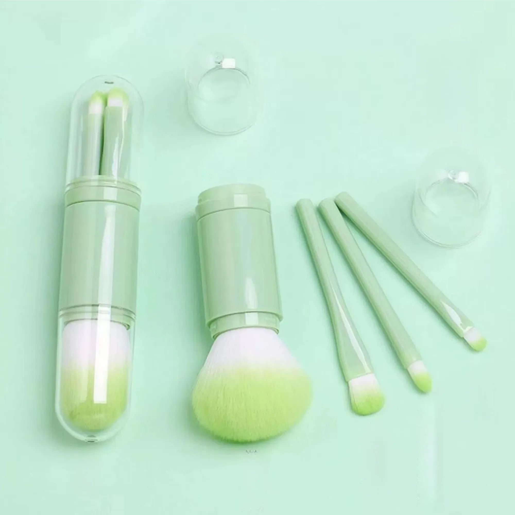 4-in-1 Eyeshadow Cosmetic Makeup Brushes Set 7