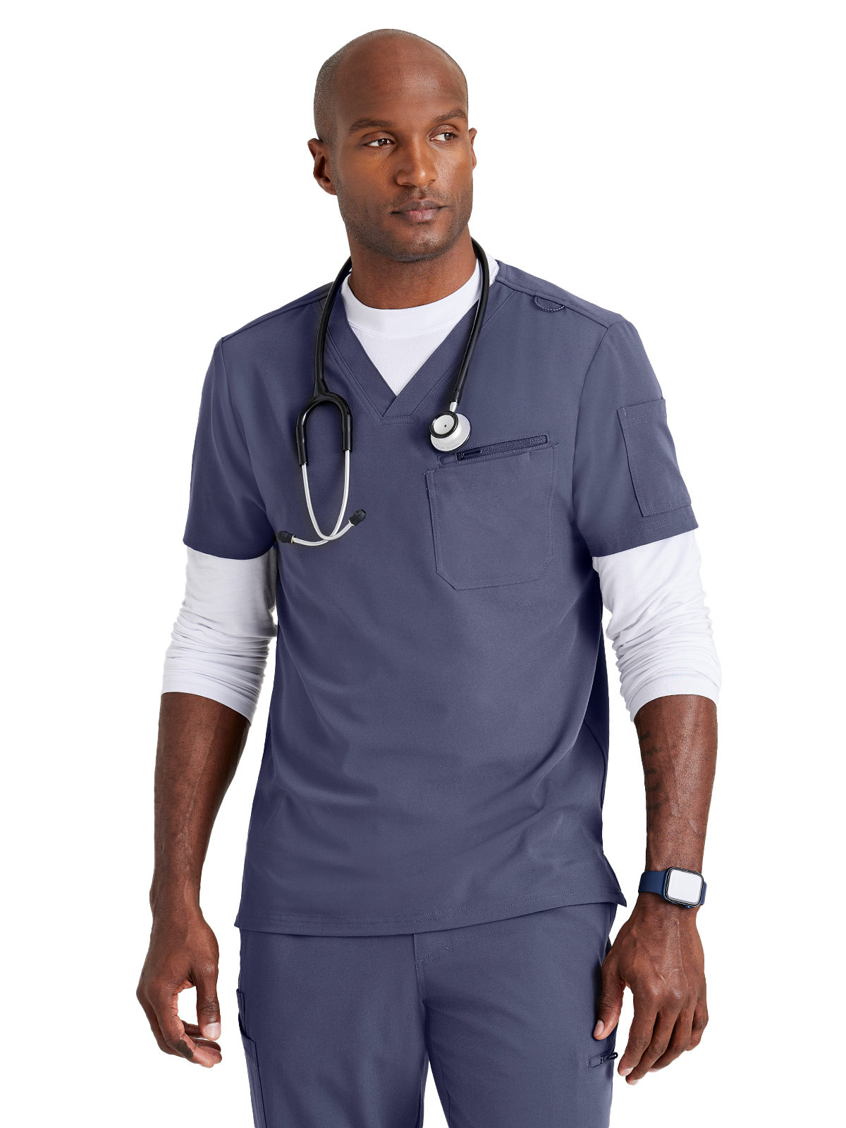 Barco Unify - Men's Three-Pocket V-Neck Rally Scrub Top 11