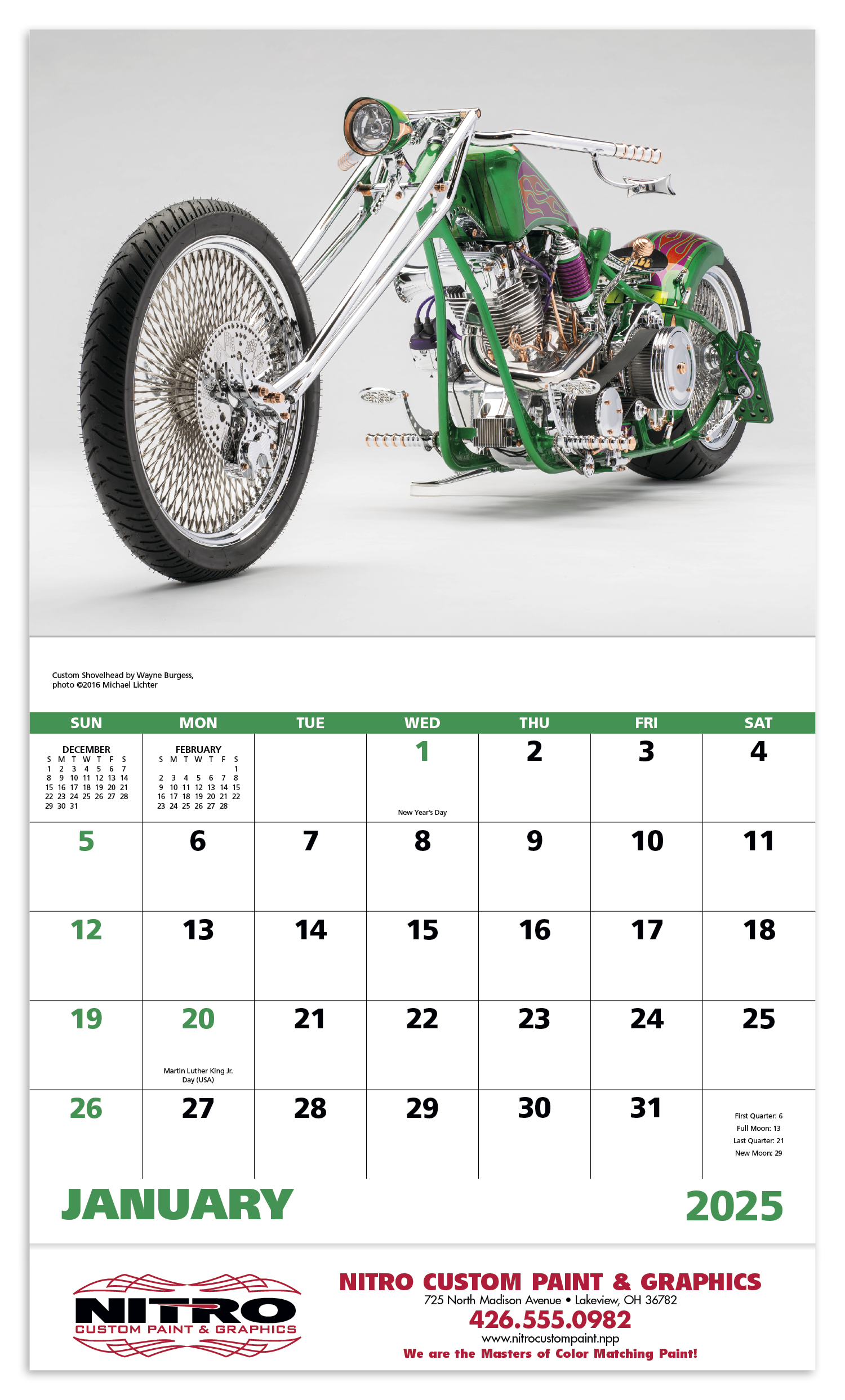 Good Value™ Motorcycles - Stapled Calendar 1