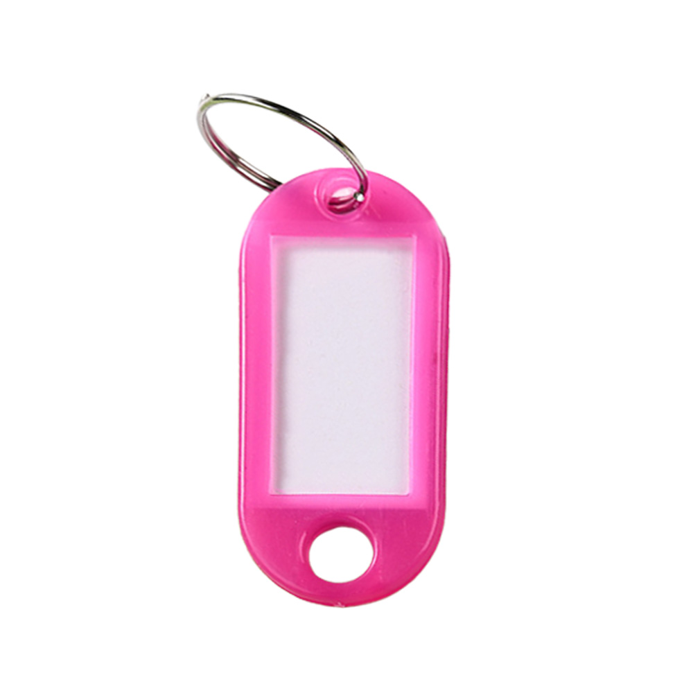 Plastic Key Tags With Label Window 19