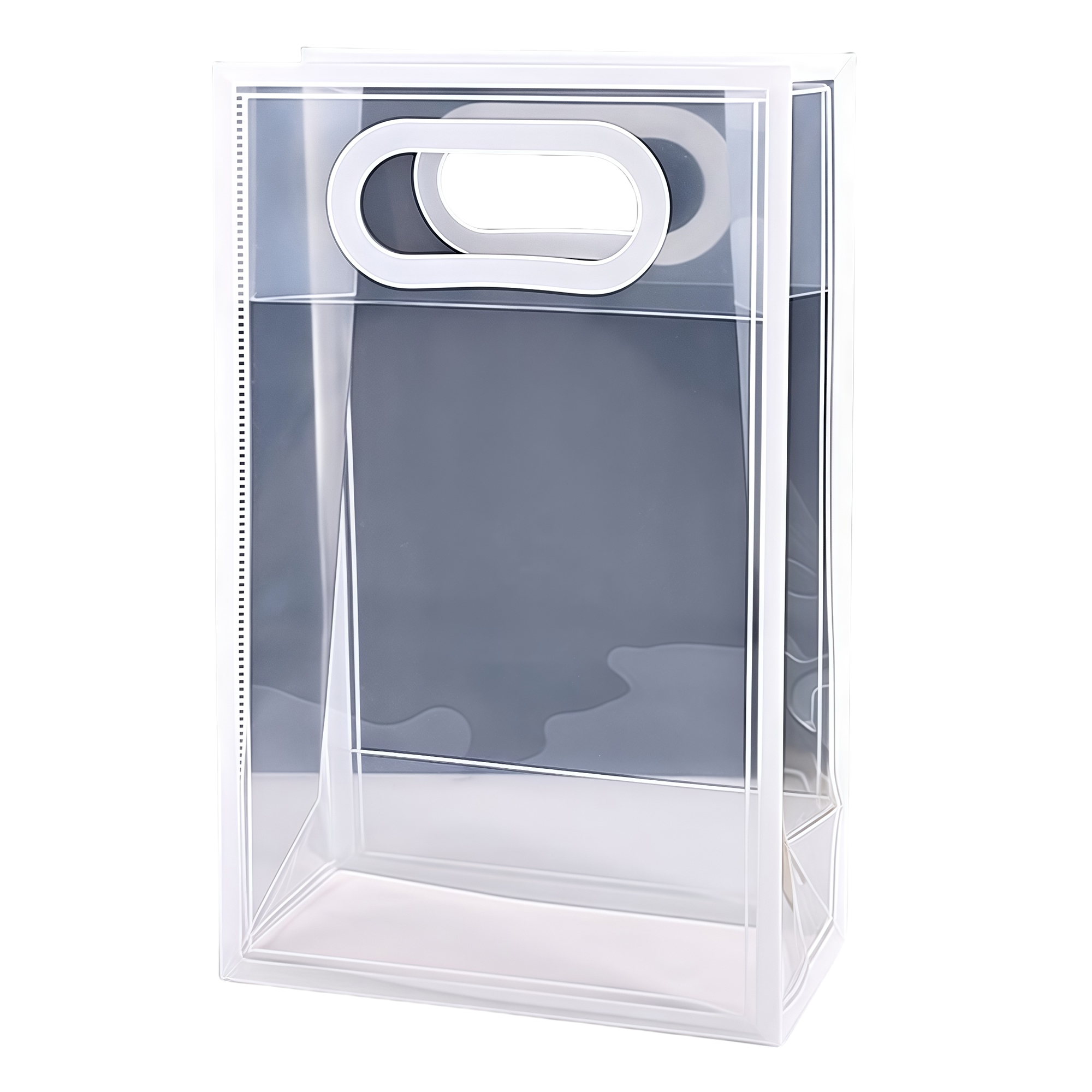 Clear Gift Bags for Cosmetics Wedding Favor Bags Durable Reusable Plastic Tote with Handles 35x24x10 3