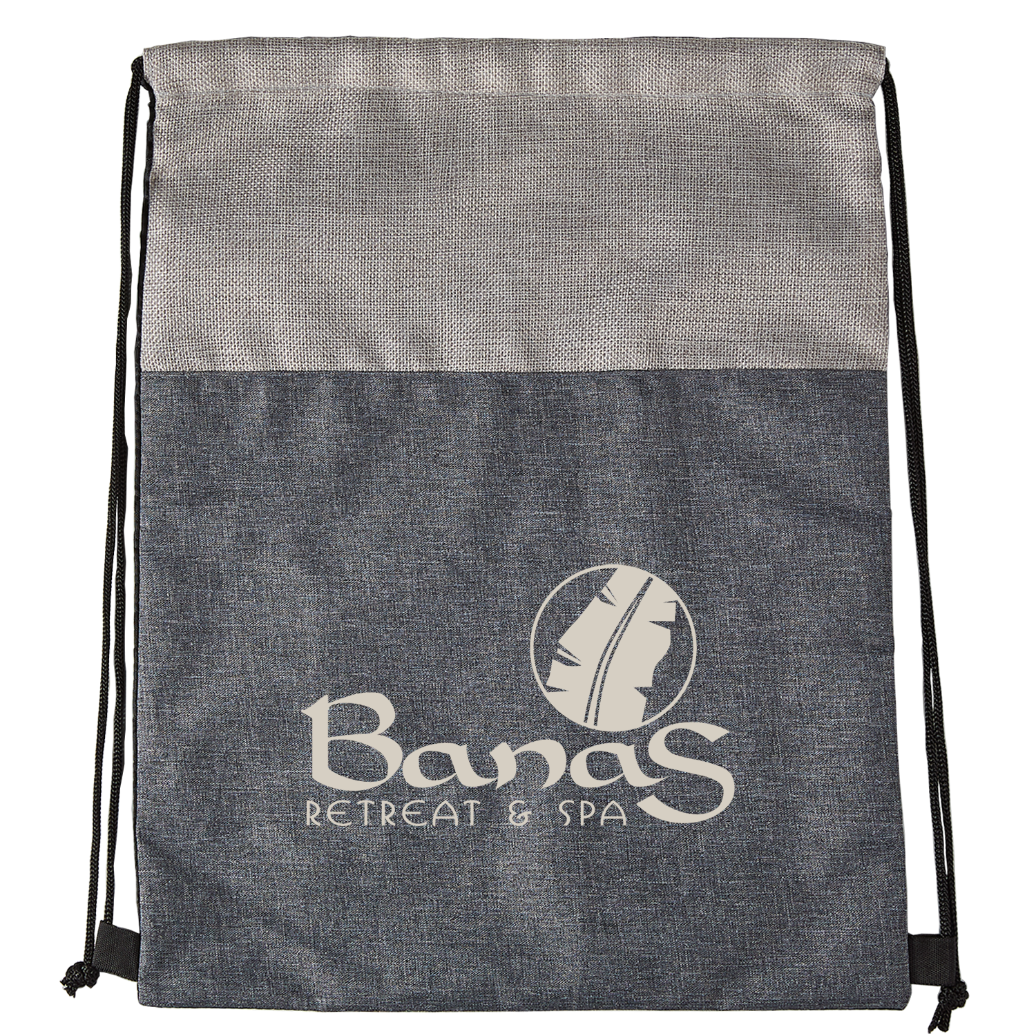 Heathered N' Jute Drawstring Backpack 2