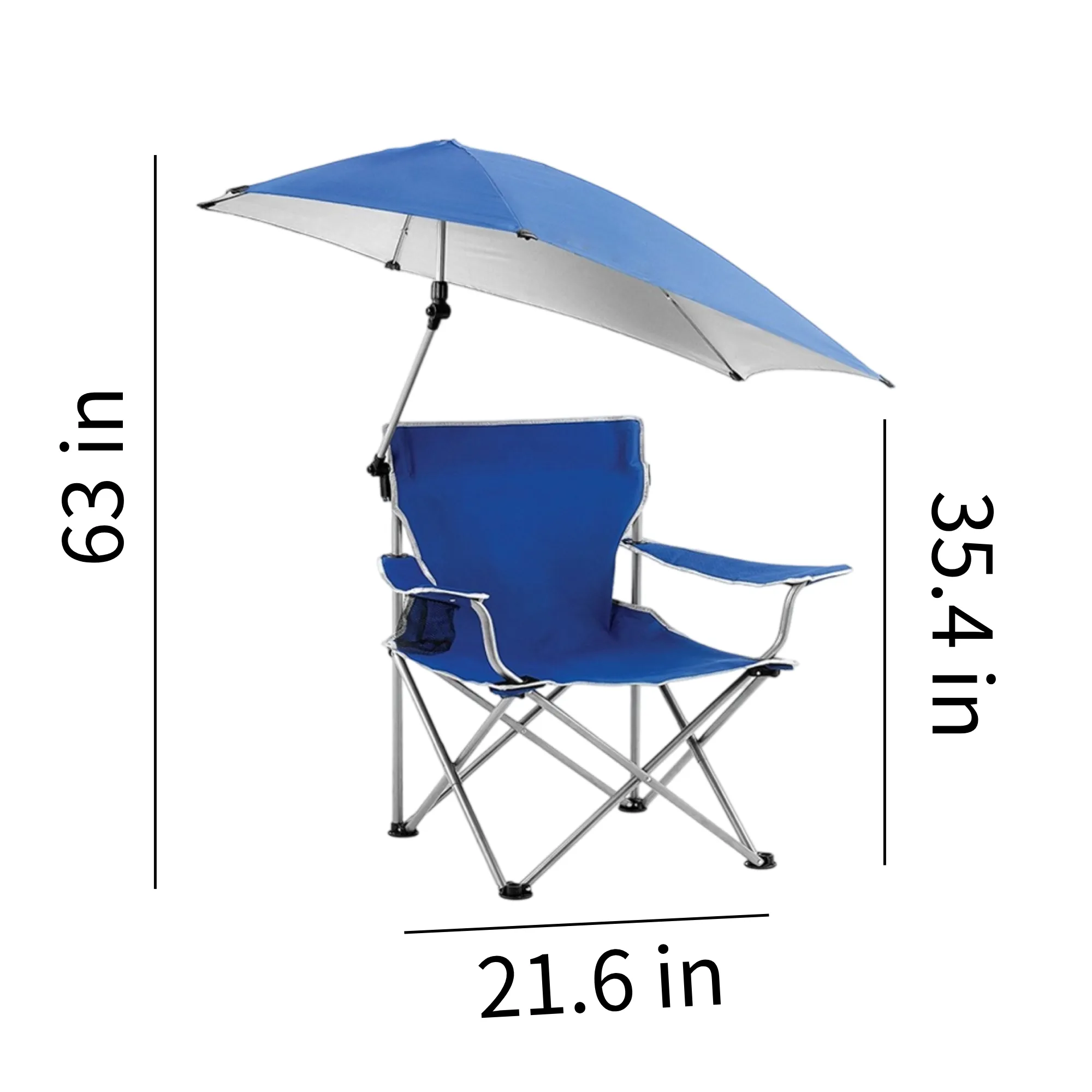 Portable Foldable Umbrella Camping Chair for Outdoor 2