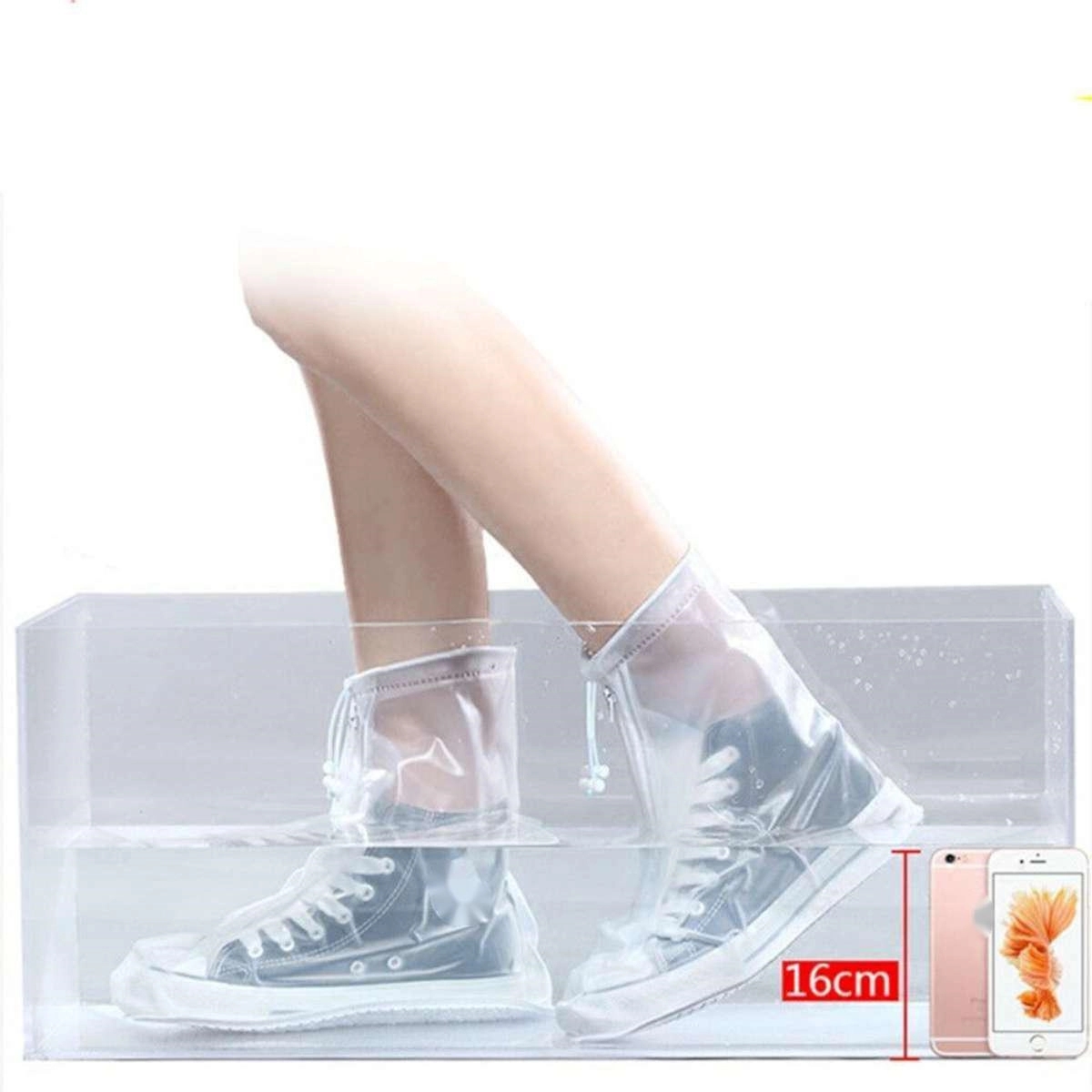 Reusable Silicone Waterproof Shoe Covers 2