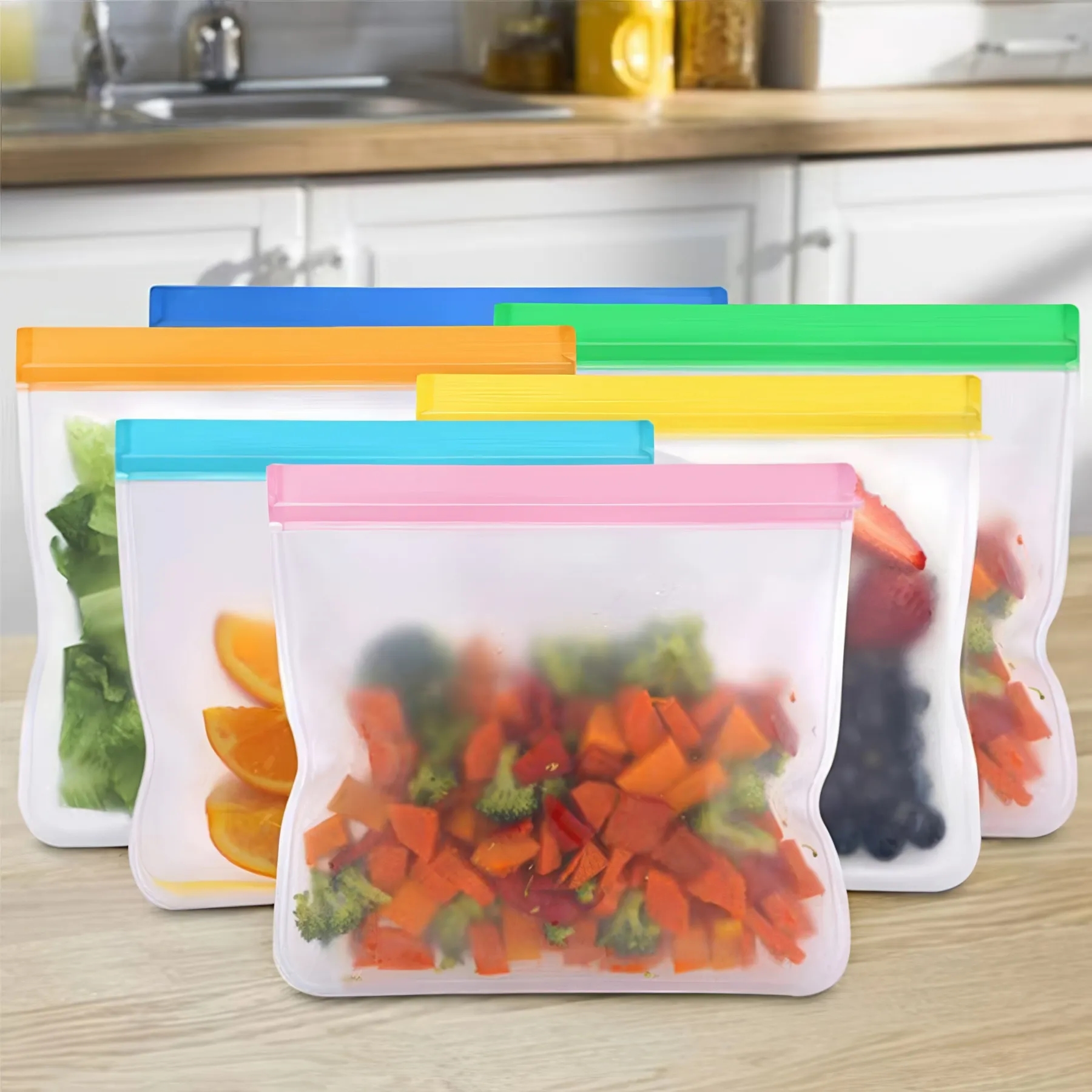 Reusable Leakproof Food Storage Bags 5