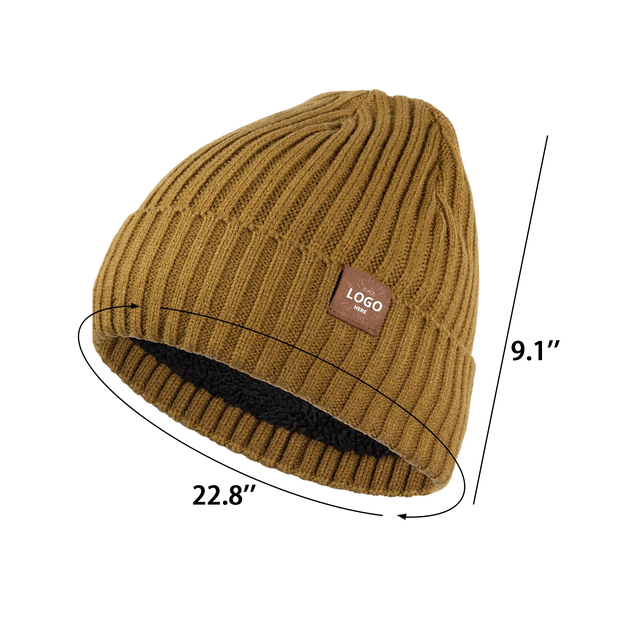 Warm Knitted Beanie Hat 5