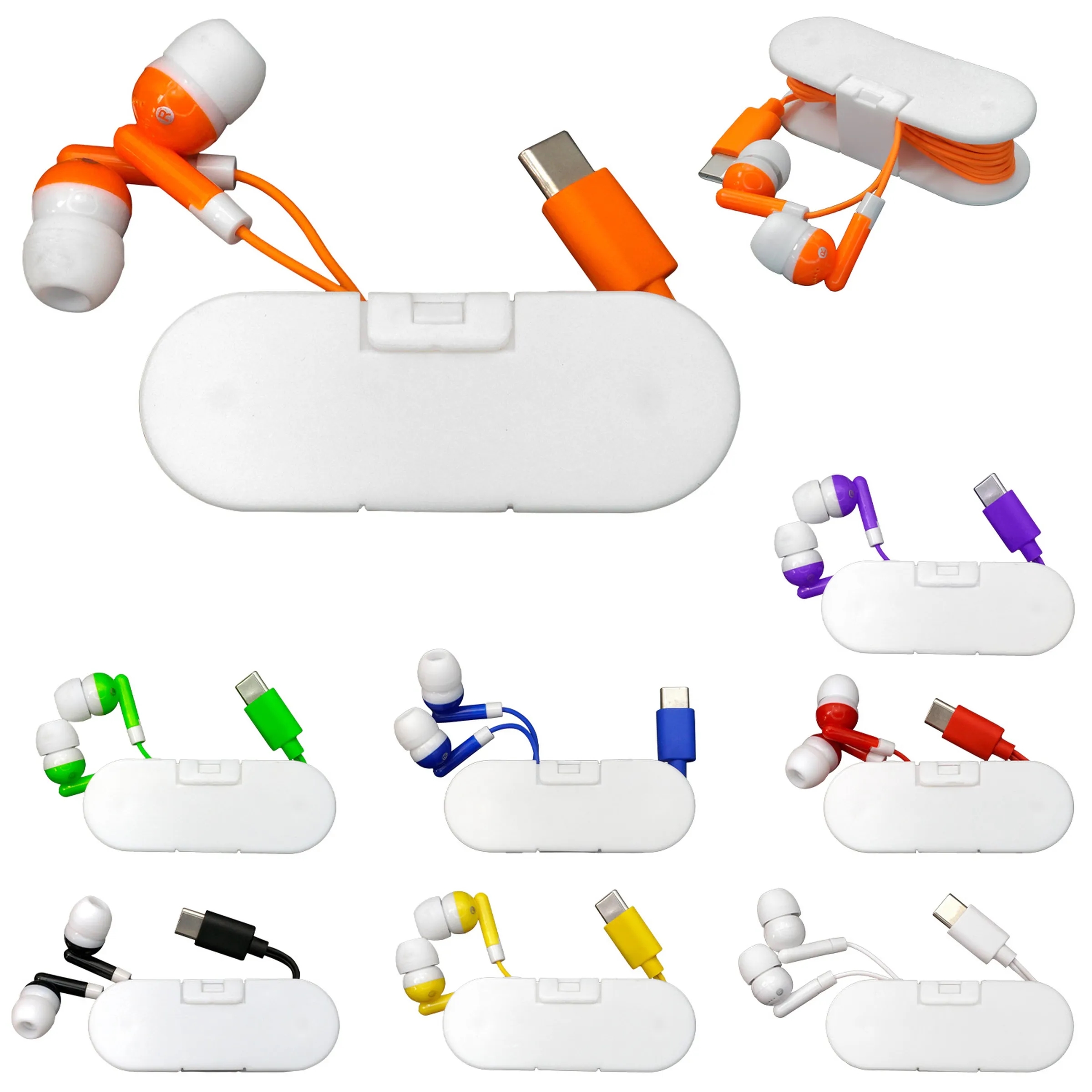 Type C Ear Bud Wrap Phone Stand 18