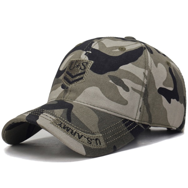 US Embroidered Washed Cotton Baseball Cap 6
