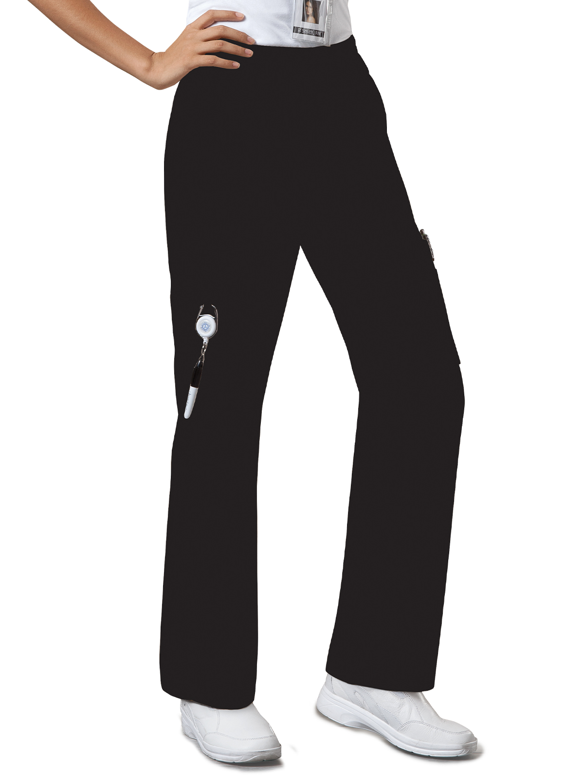 Cherokee - Workwear Core Stretch - Mid Rise Pull-On Cargo Pant 26
