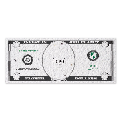 Seed Paper Dollar Bill