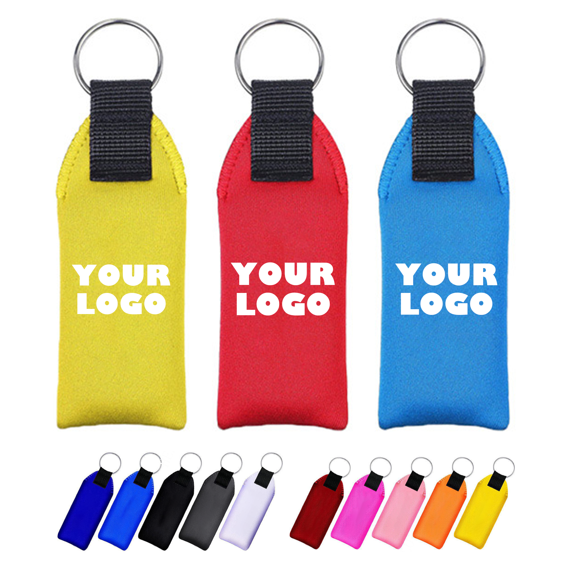Floating Neoprene Boat Keychain 2