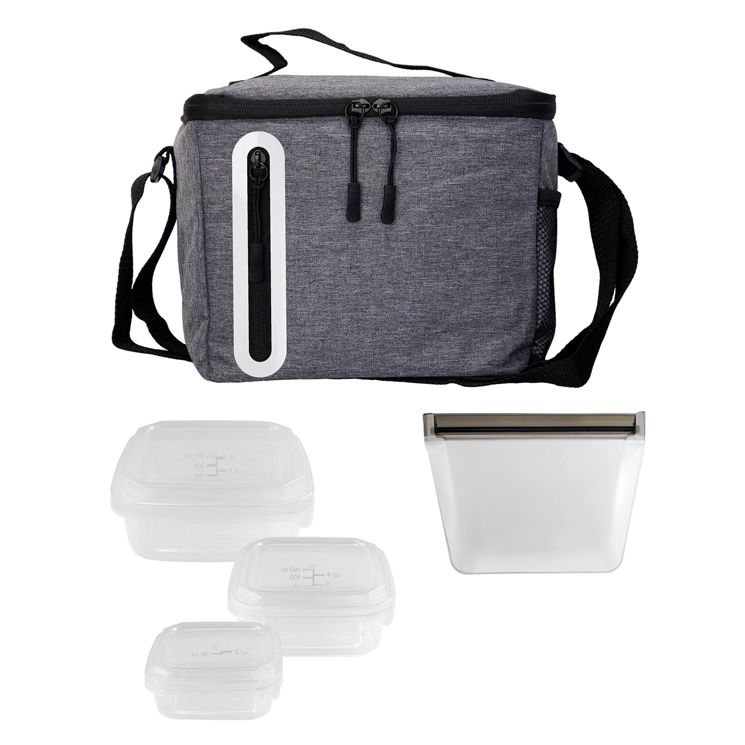 Portion Control & Food Bag Oval Cooler Lunch Set 14